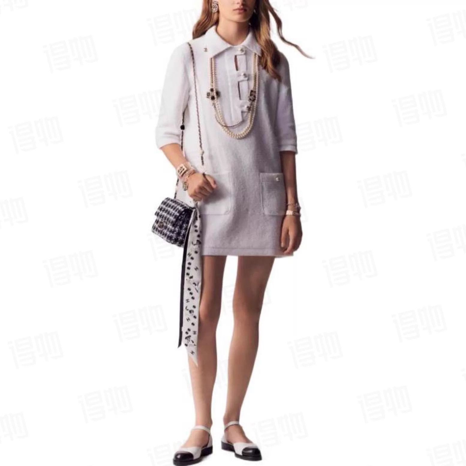 Chanel Chanel Dress 36 Like New Classic Pearl Buttons Size XS / US 0-2 / IT 36-38 - 9 Thumbnail