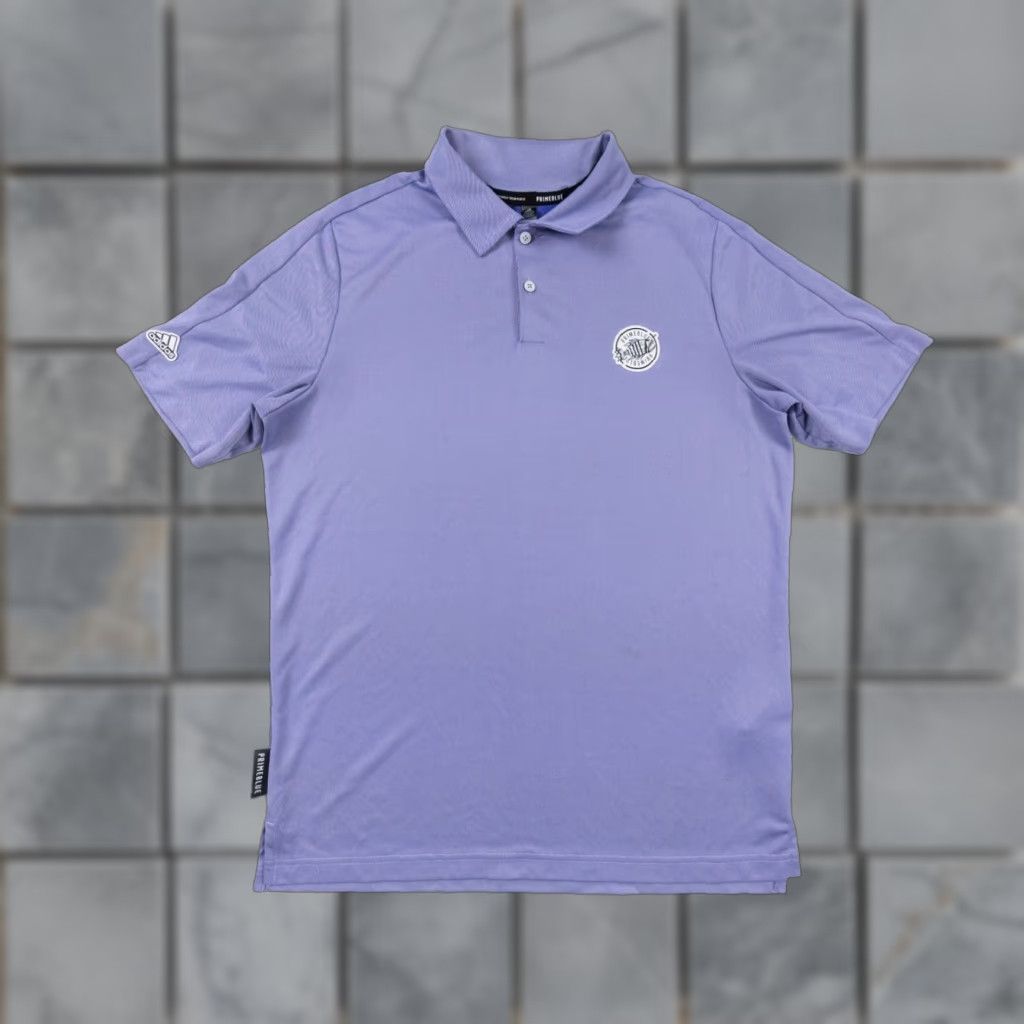 Adidas Adidas Polo Shirt Men's Medium Purple Short Sleeve Primeblue Adult Collared Size US M / EU 48-50 / 2 - 1 Thumbnail