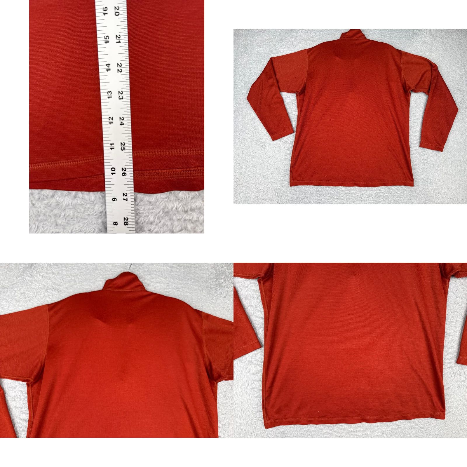 Patagonia Patagonia Shirt Men L Red Capilene Mock Neck 1/4 Zip 100% Polyester Shirt Mens Red Capilene Mock Neck 1/4 Zip Patagonia Size US L / EU 52-54 / 3 - 9 Thumbnail