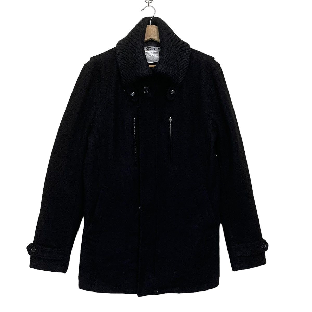 Beauty Beast × Designer × Katharine Hamnett London Katharine Hamnett London Zipper Wool Jacket Size US M / EU 48-50 / 2 - 1 Thumbnail