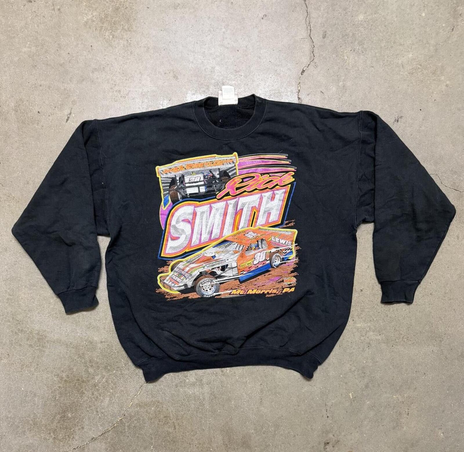 Other Vintage Rick Smith Race Car Black Crewneck Size US XL / EU 56 / 4 - 1 Thumbnail
