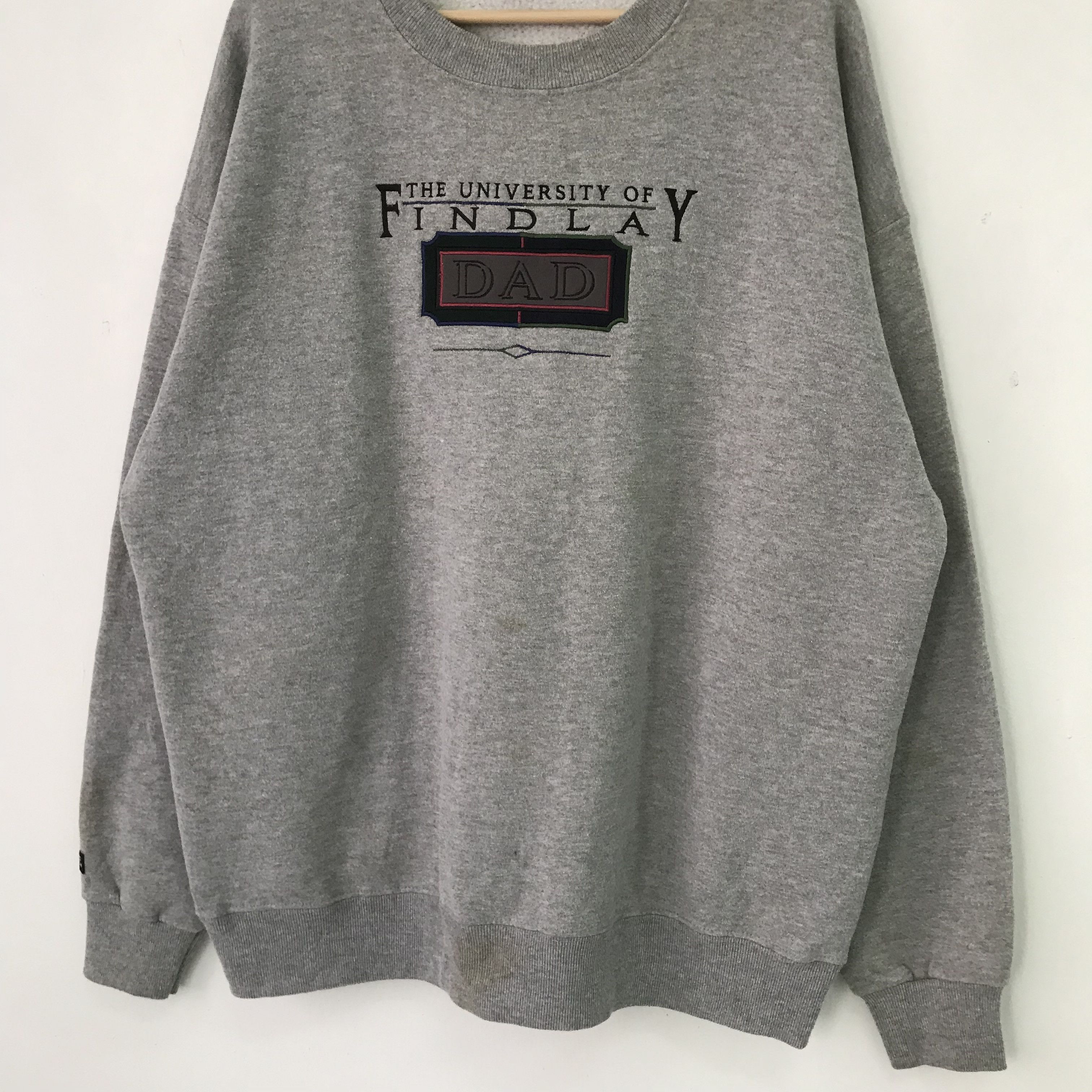 Vintage Vintage The University Of Findlay Gray Sweatshirt - 508 Size US XL / EU 56 / 4 - 3 Thumbnail