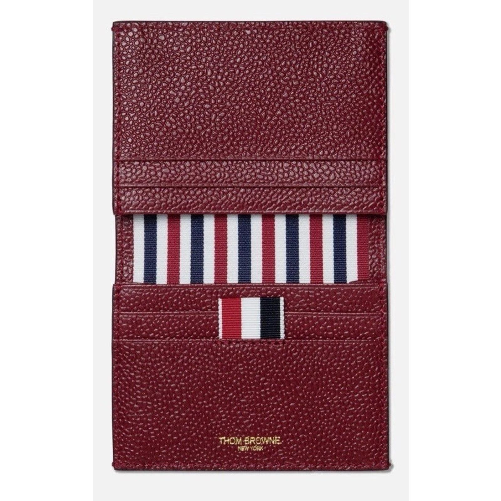 Thom Browne NWT $400 Thom Browne Leather Double Card Holder Wallet. Size ONE SIZE - 3 Thumbnail