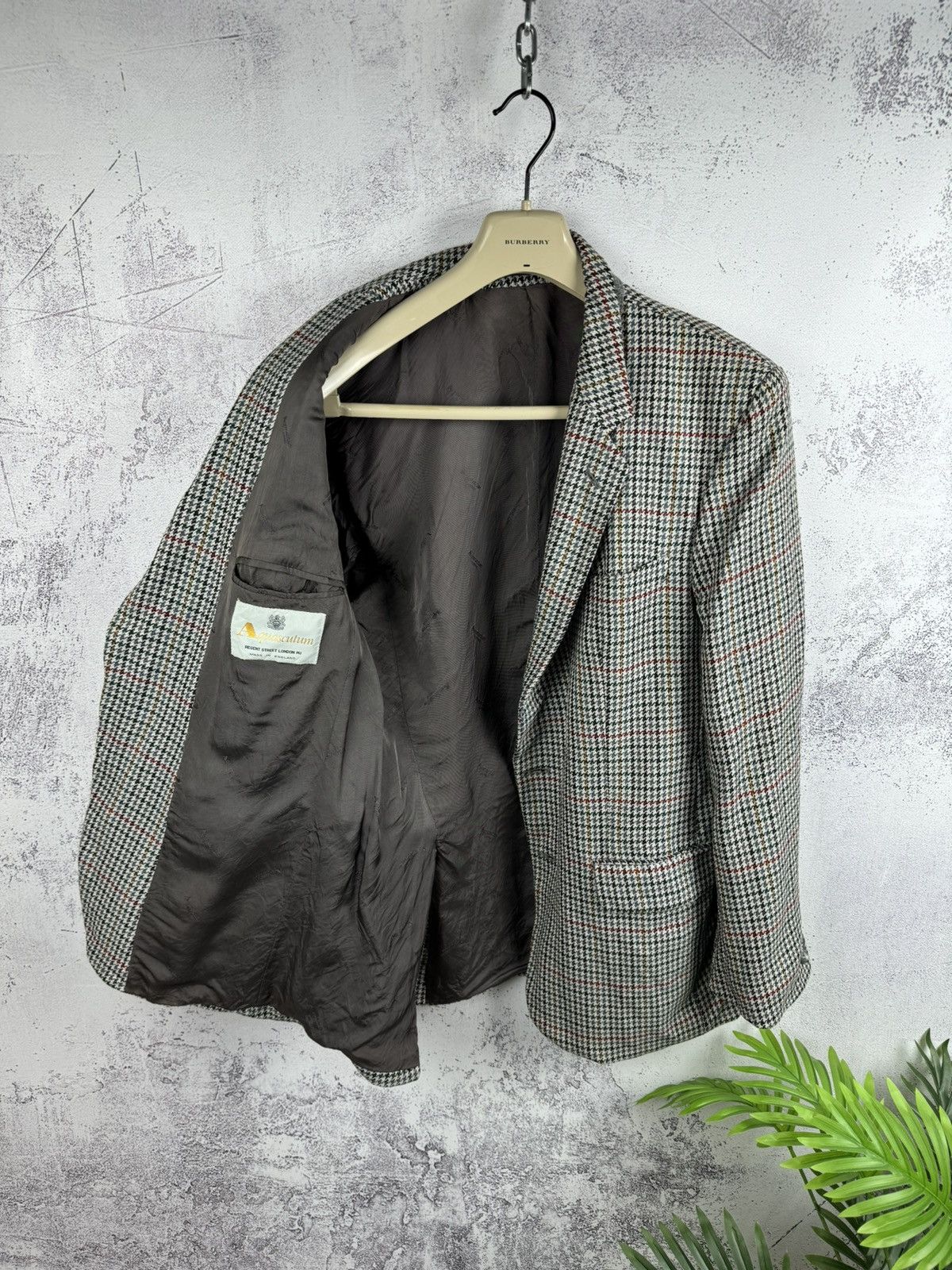 Aquascutum × Vintage AQUASCUTUM BLAZER REGENT STREET LONDON IN MADE IN ENGLAND Size 42R - 2 Thumbnail