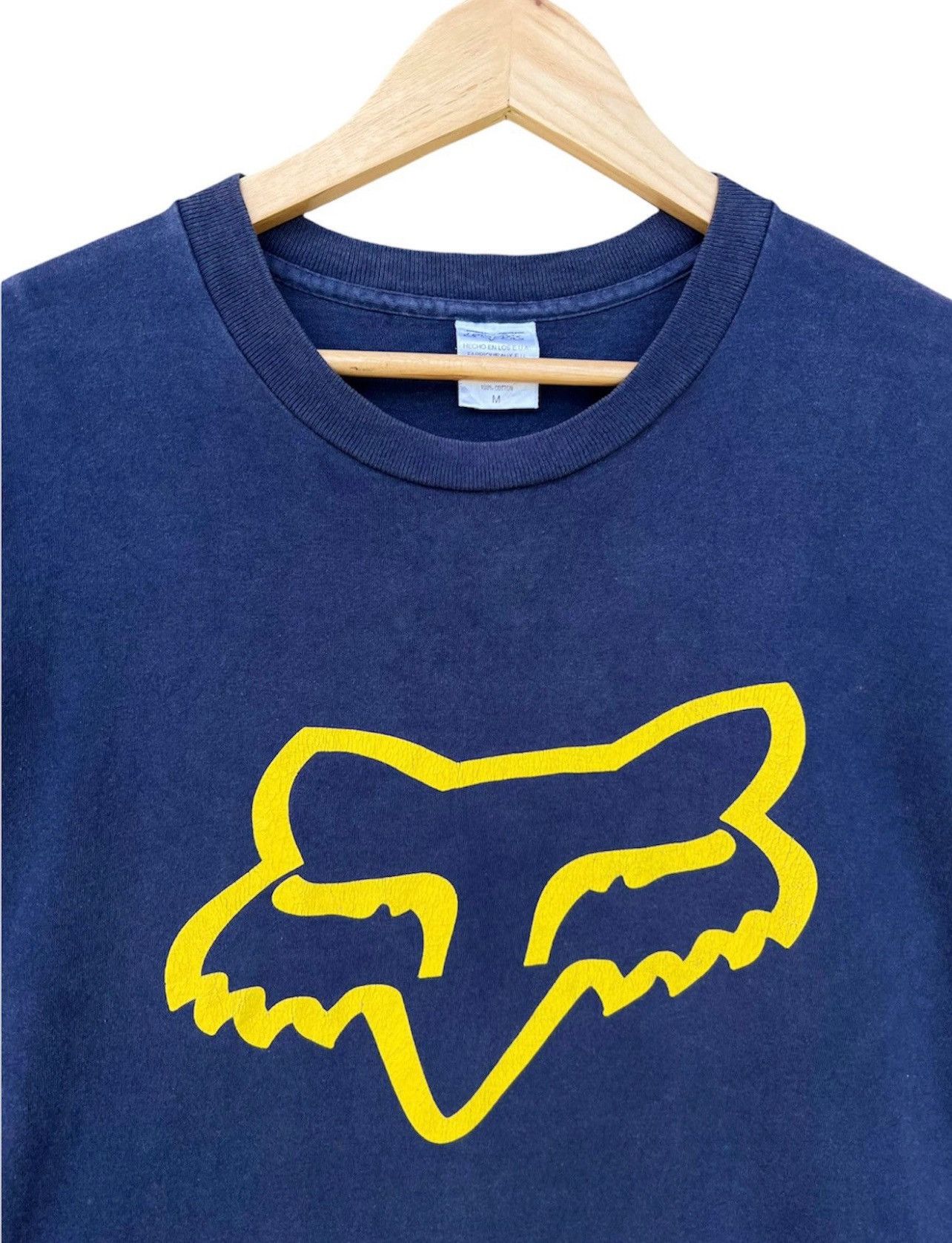 Vintage Vintage 90s Fox Racing Big Logo Tees Size L Size US L / EU 52-54 / 3 - 2 Thumbnail