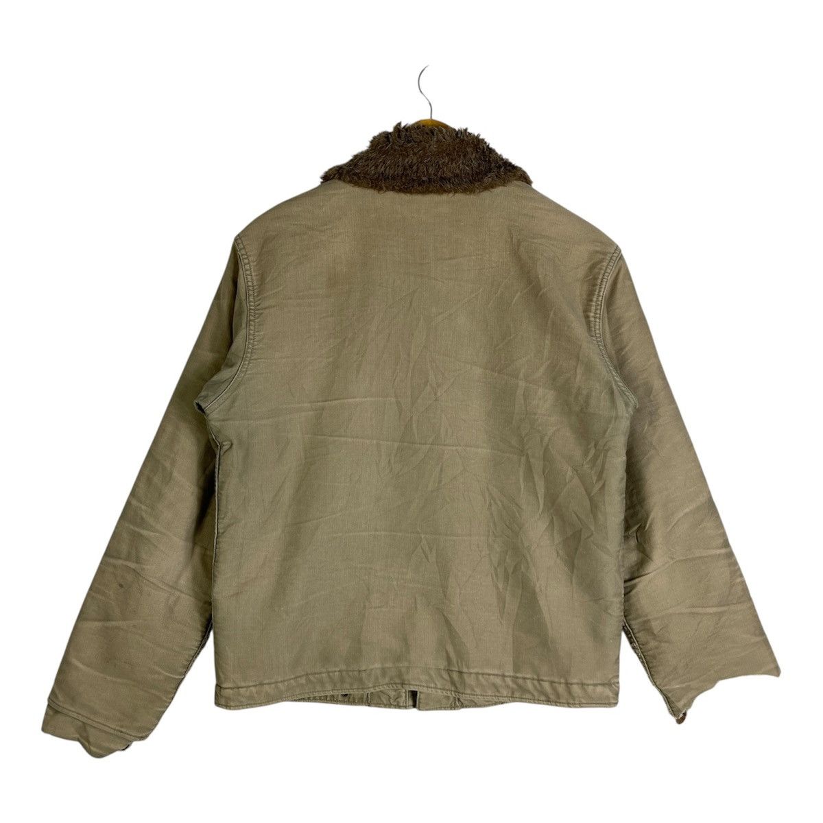 Vintage 🔥Trashed🔥Vintage 40’s WW11 Usn N1 Deck Jacket Size US M / EU 48-50 / 2 - 2 Thumbnail