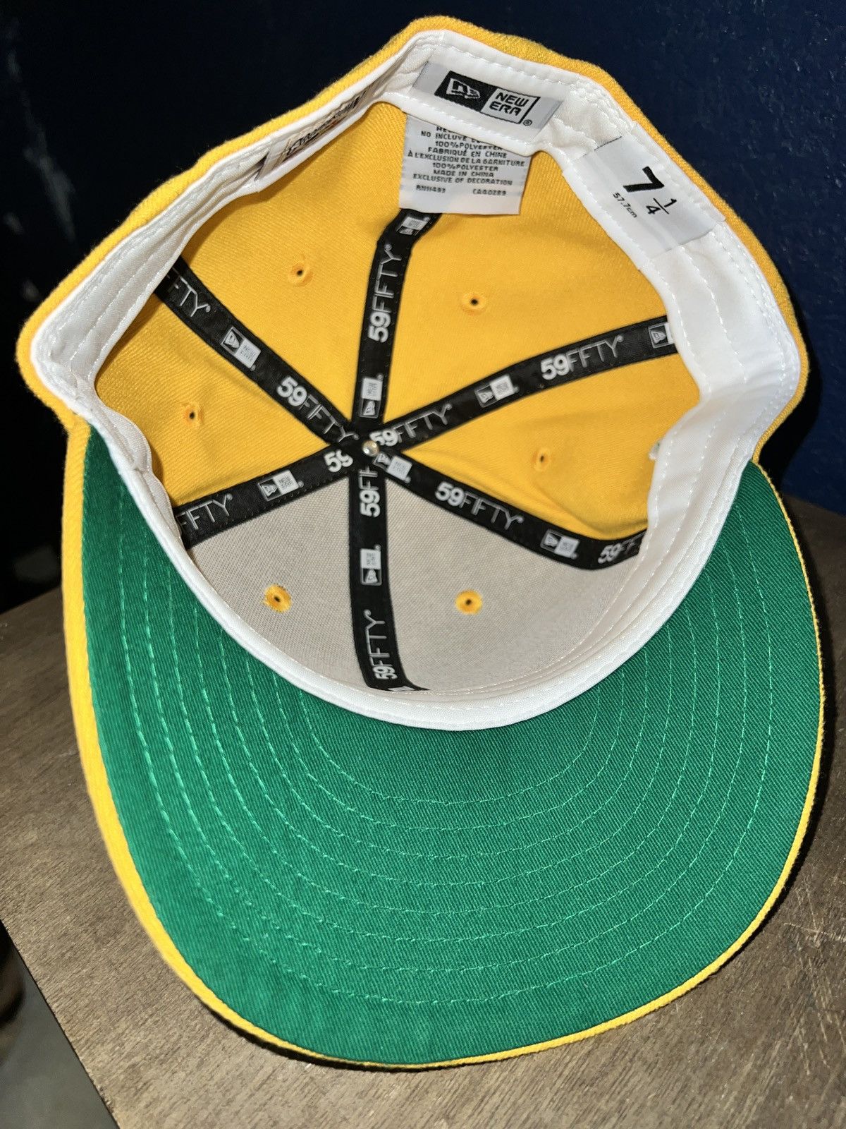 Hat Club × New Era Hatclub Oakland A’s fitted Size 7 1/4 Size ONE SIZE - 5 Thumbnail