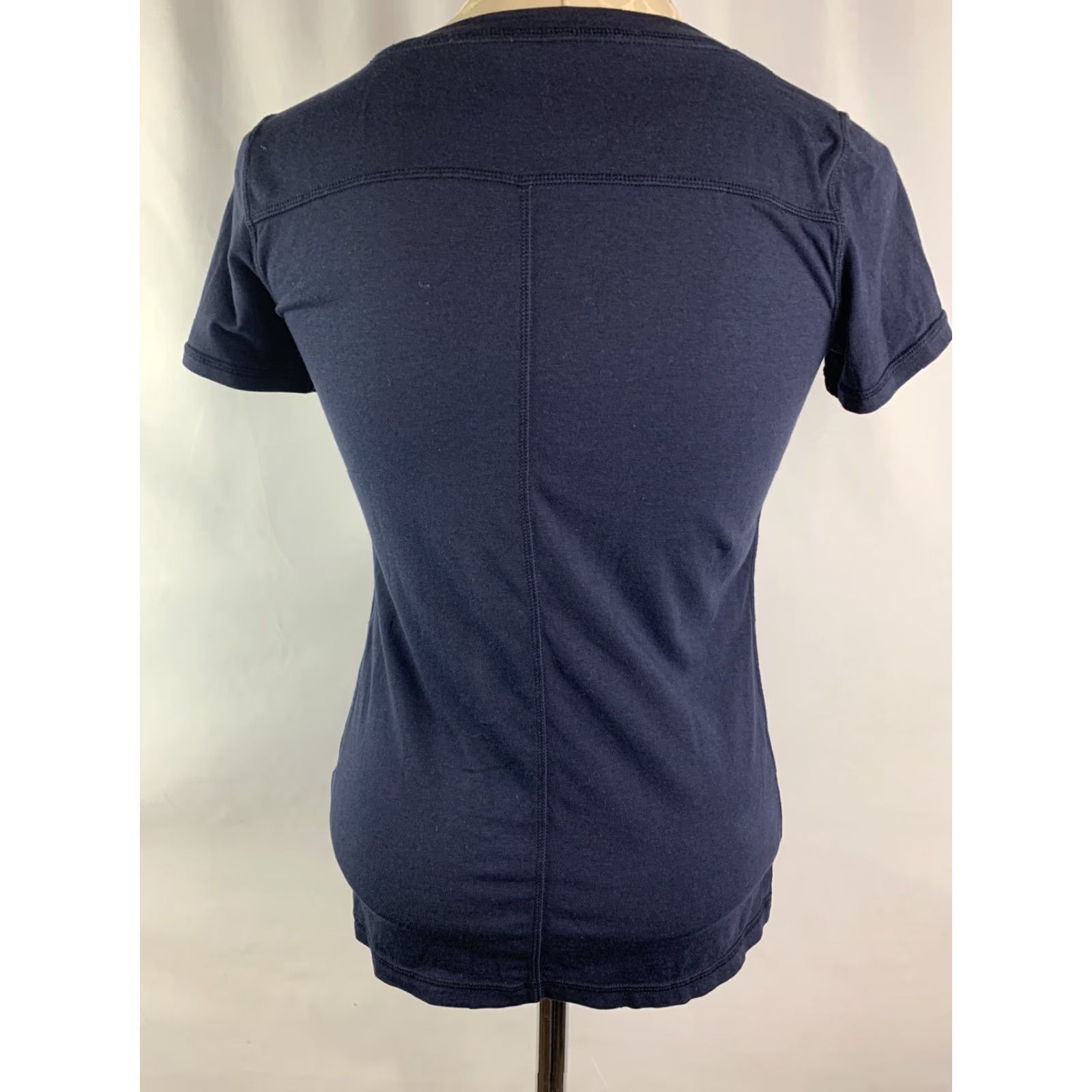Talbots Talbots Petite T Short Sleeve Women's Navy Blue Activewear Tshirt Size XXS / US 00 / IT 34 - 6 Thumbnail