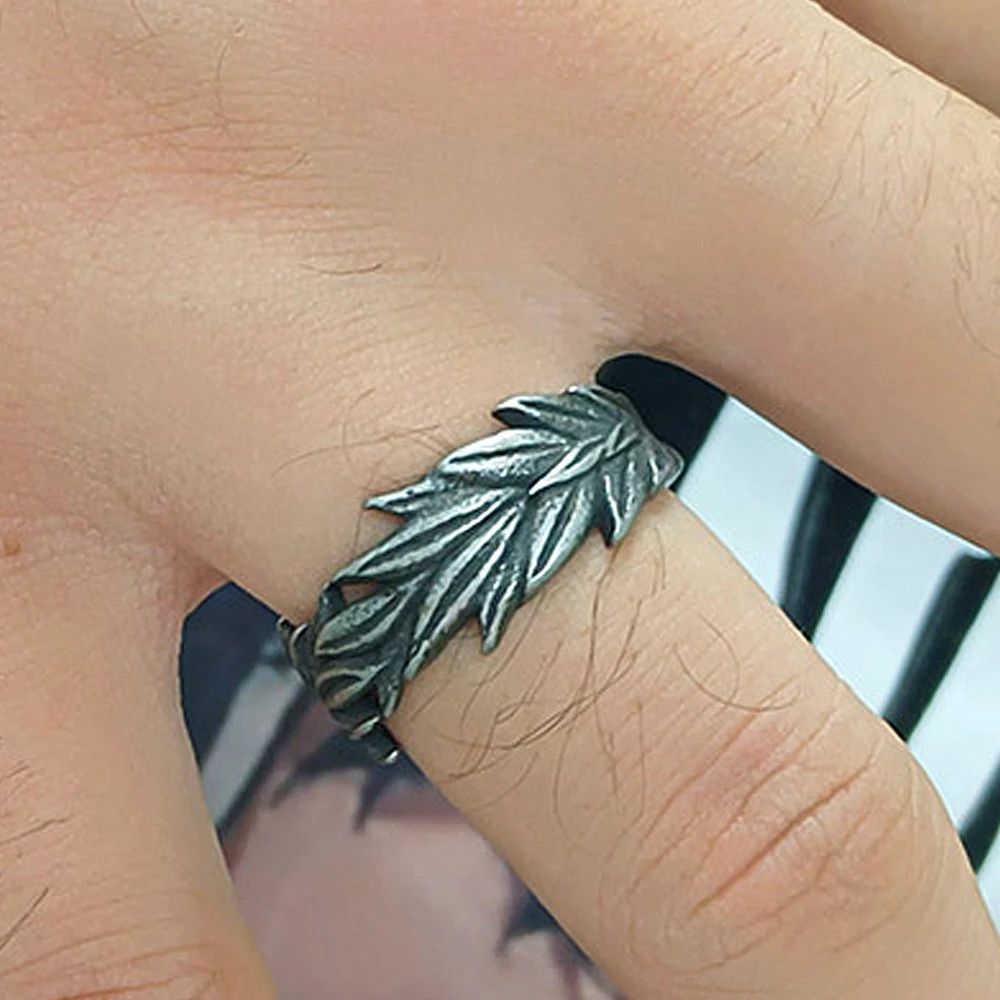 Jewelry Creative Ears of Wheat Ring Size ONE SIZE - 3 Thumbnail