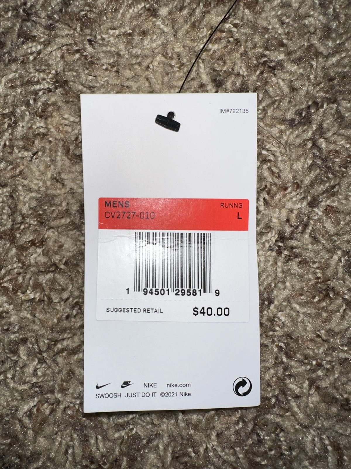 Nike Nike Men’s Fast Dri-FIT Brief-Lined Running 1/2-LengthTights Size US 34 / EU 50 - 7 Thumbnail