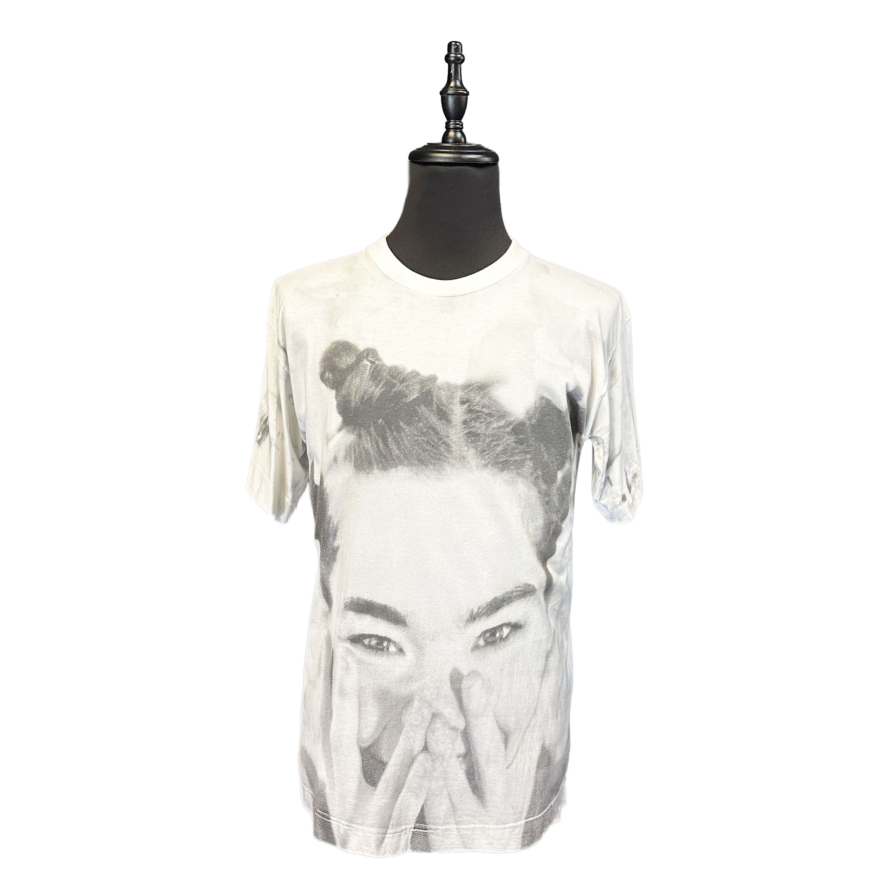 Vintage Bjork Debut Monochrome Face "it takes courage" Size L Size US L / EU 52-54 / 3 - 1 Thumbnail