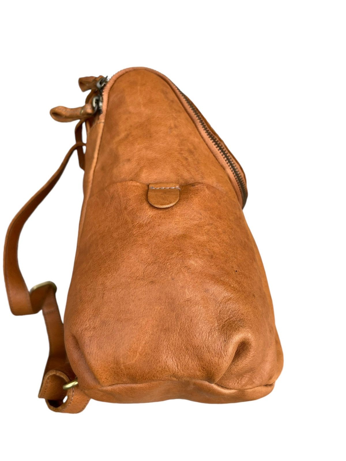 Leather Vintage Marmelo Tokyo Patina Leather Mini Backpack Bag Size ONE SIZE - 16 Thumbnail