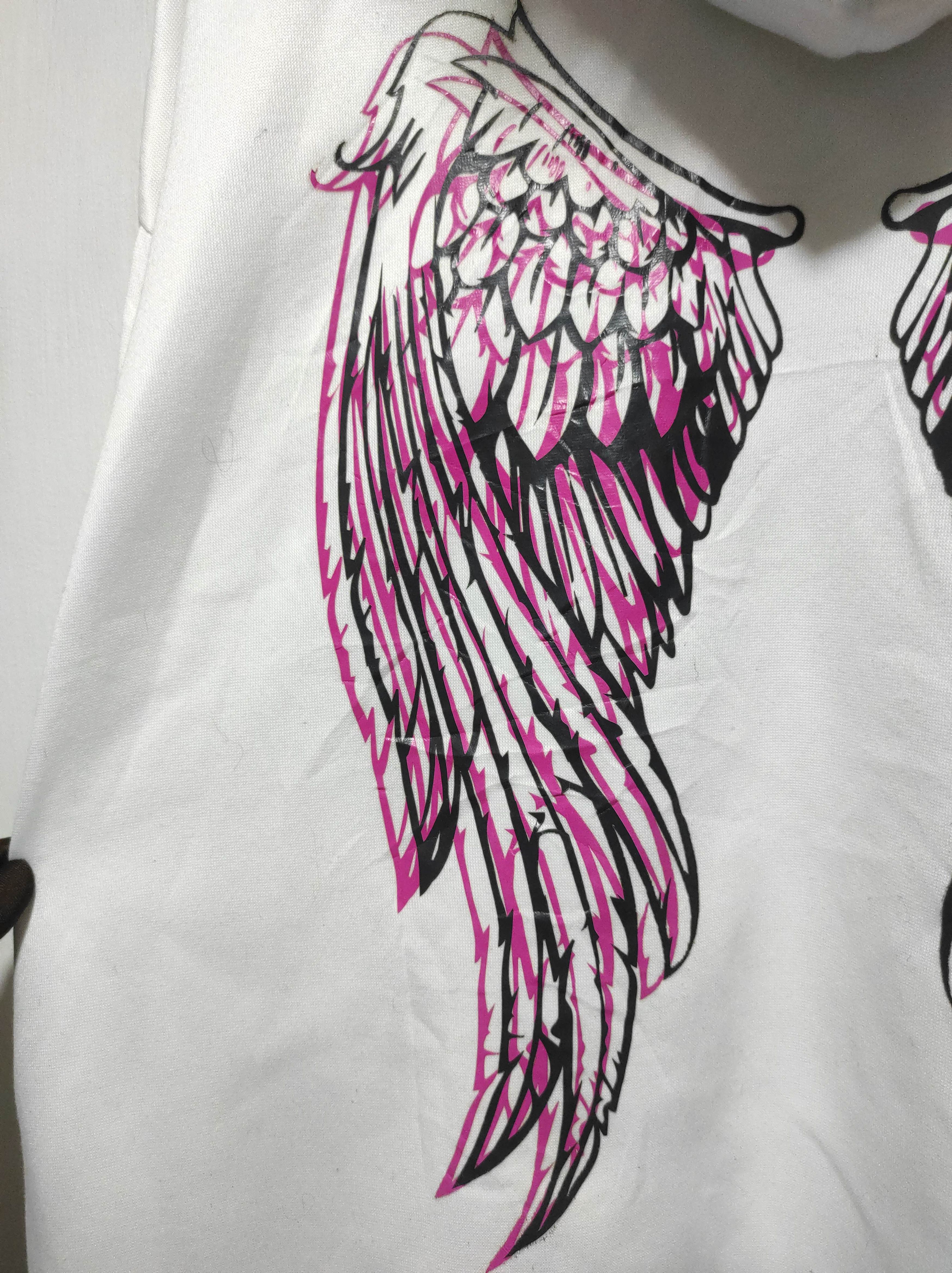 Japanese Brand Shein Wings Fur Hoodie IfSixWasNine LGB style Size US XL / EU 56 / 4 - 15 Thumbnail