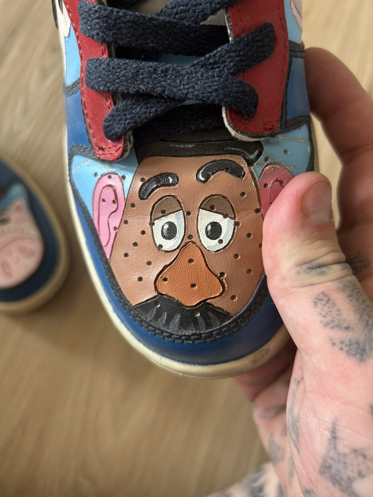 Nike RARE Hand Painted Nike Dunk High Toy Story 1 of 1 Size US 7.5 / IT 37.5 - 8 Thumbnail
