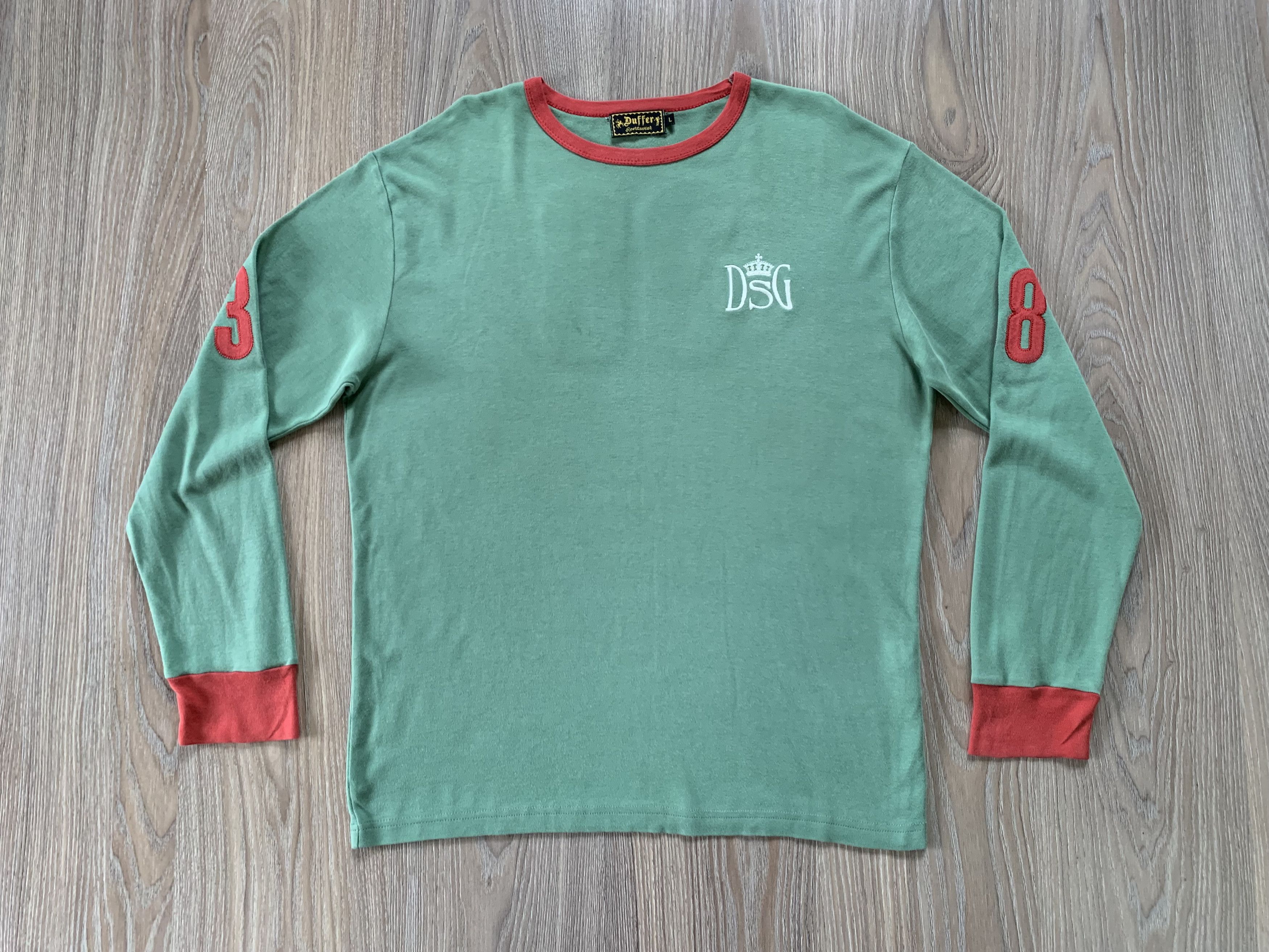 The Duffer of St.George × Vintage Vintage Duffer Sportswear Long Sleeve T Shirt Size US L / EU 52-54 / 3 - 2 Thumbnail