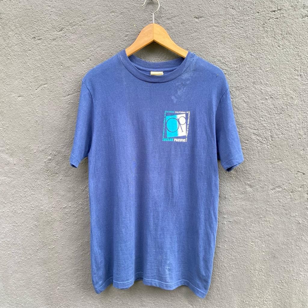 Ocean Pacific Thrashed Faded Ocean Pacific Surfwear Tee Size US M / EU 48-50 / 2 - 3 Thumbnail
