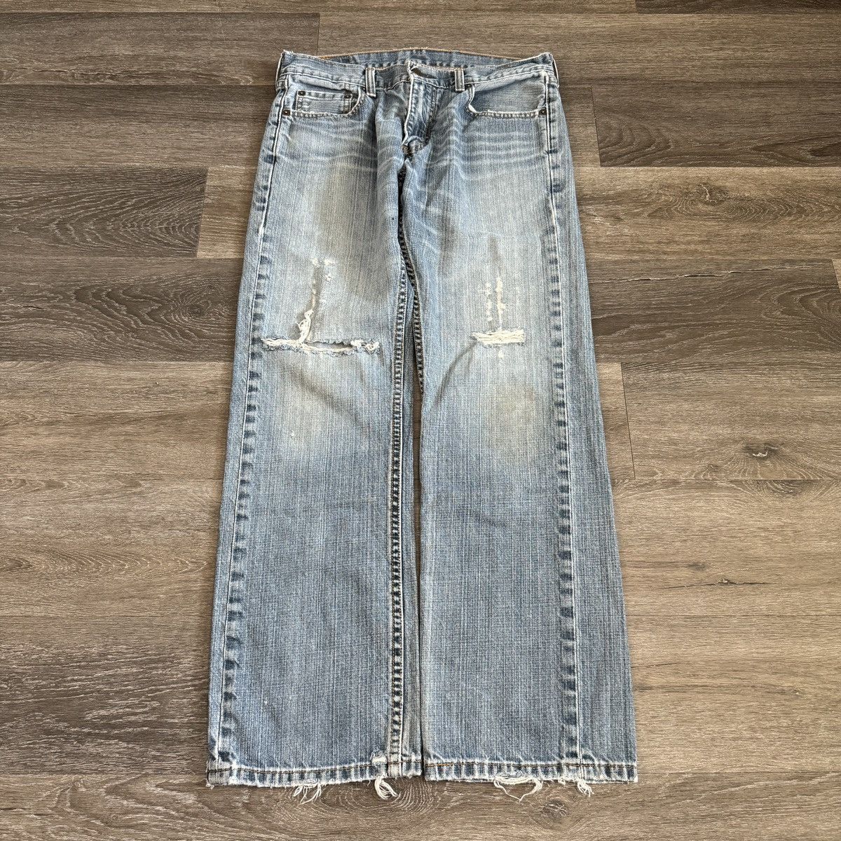 Levi's × Vintage Crazy Vintage y2k Levi’s 559 boot cut faded & distressed jea Size US 30 / EU 46 - 2 Thumbnail