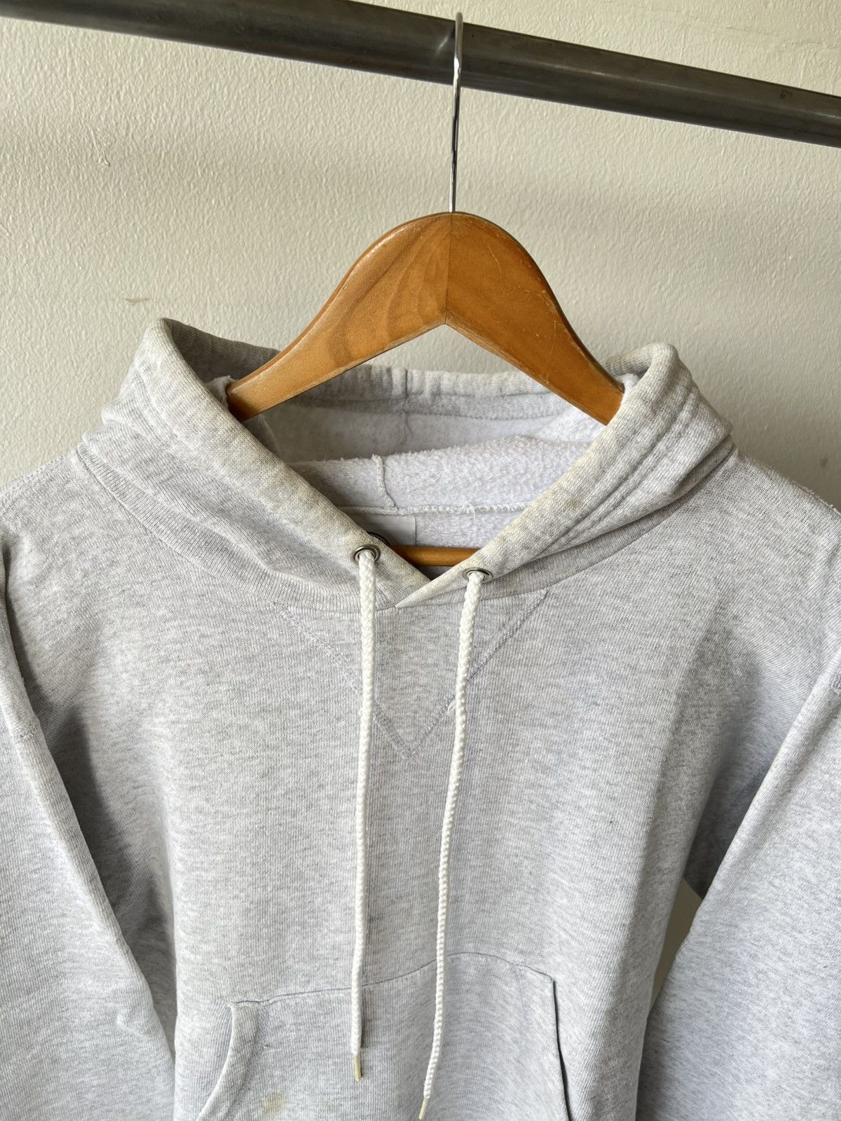 Vintage 80/90s Vintage Medallion Blank Boxy Hoodie Size US M / EU 48-50 / 2 - 2 Thumbnail