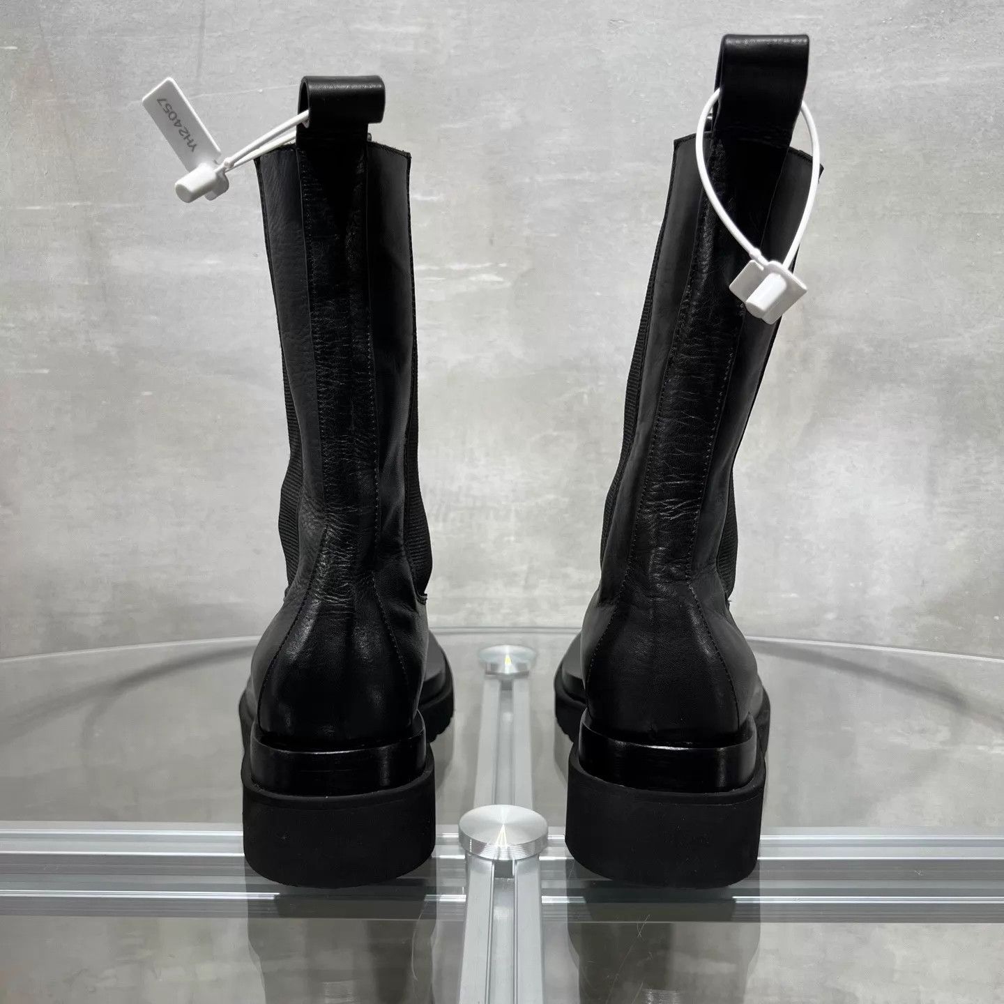 Bottega Veneta BV black mid-calf boots EU 36.5 Size US 6 / IT 36 - 6 Thumbnail