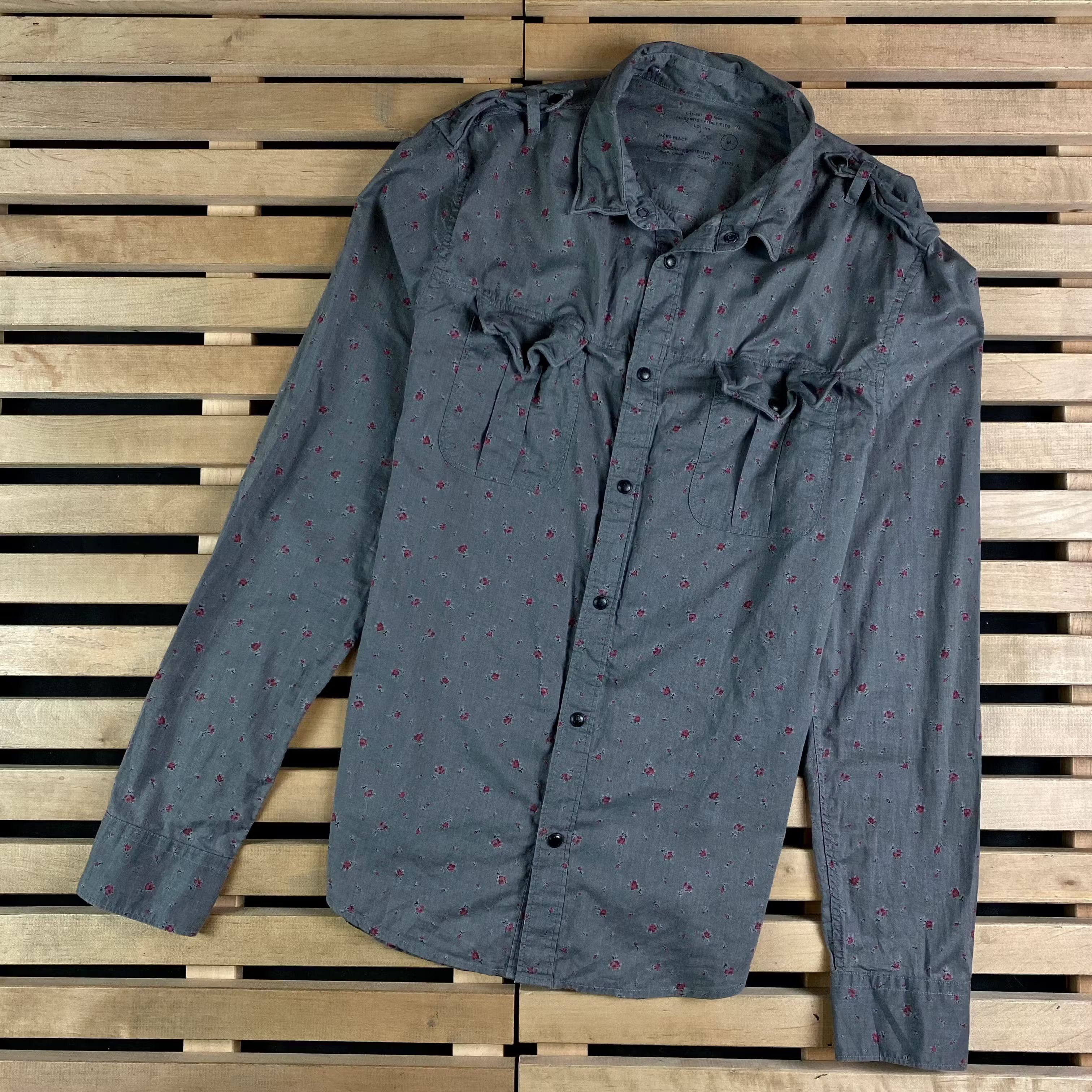 Allsaints Mens Shirt Long Sleeve Allsaints Size M Size US M / EU 48-50 / 2 - 1 Thumbnail
