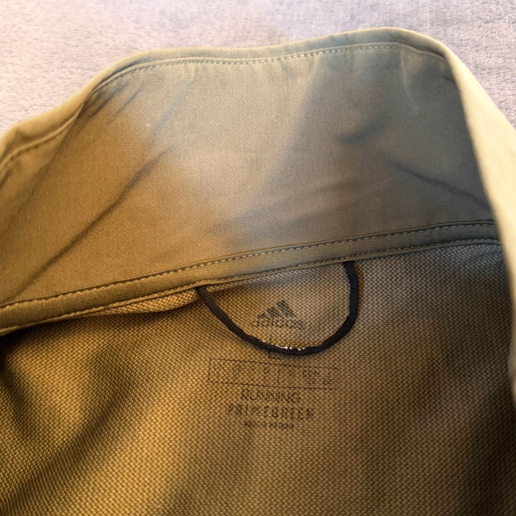 Adidas Adidas Jacket Windbreaker Lightweight Olive Green Primegreen Mens Large Size US L / EU 52-54 / 3 - 3 Thumbnail
