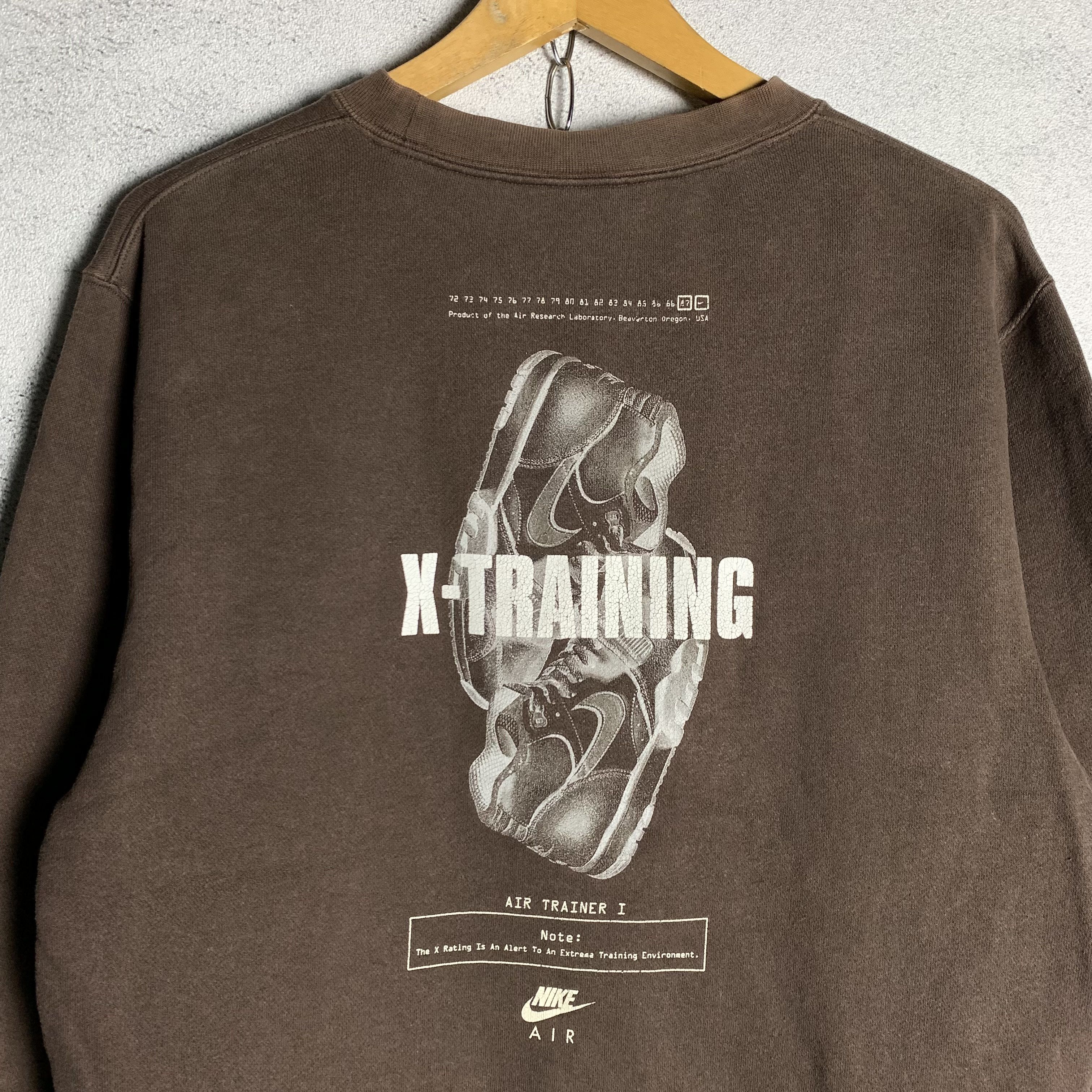 Nike Nike Rated X Air Trainer 1 Sweatshirt Crewneck Size US S / EU 44-46 / 1 - 4 Thumbnail