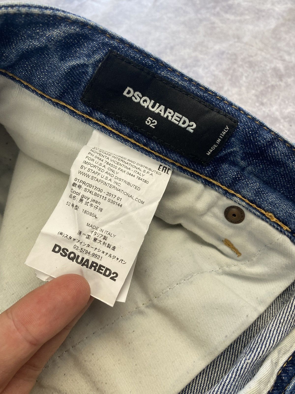 Dsquared2 Dsquared2 Distressed Painted Cool Guy Jeans Size: 52 Size US 36 / EU 52 - 6 Thumbnail