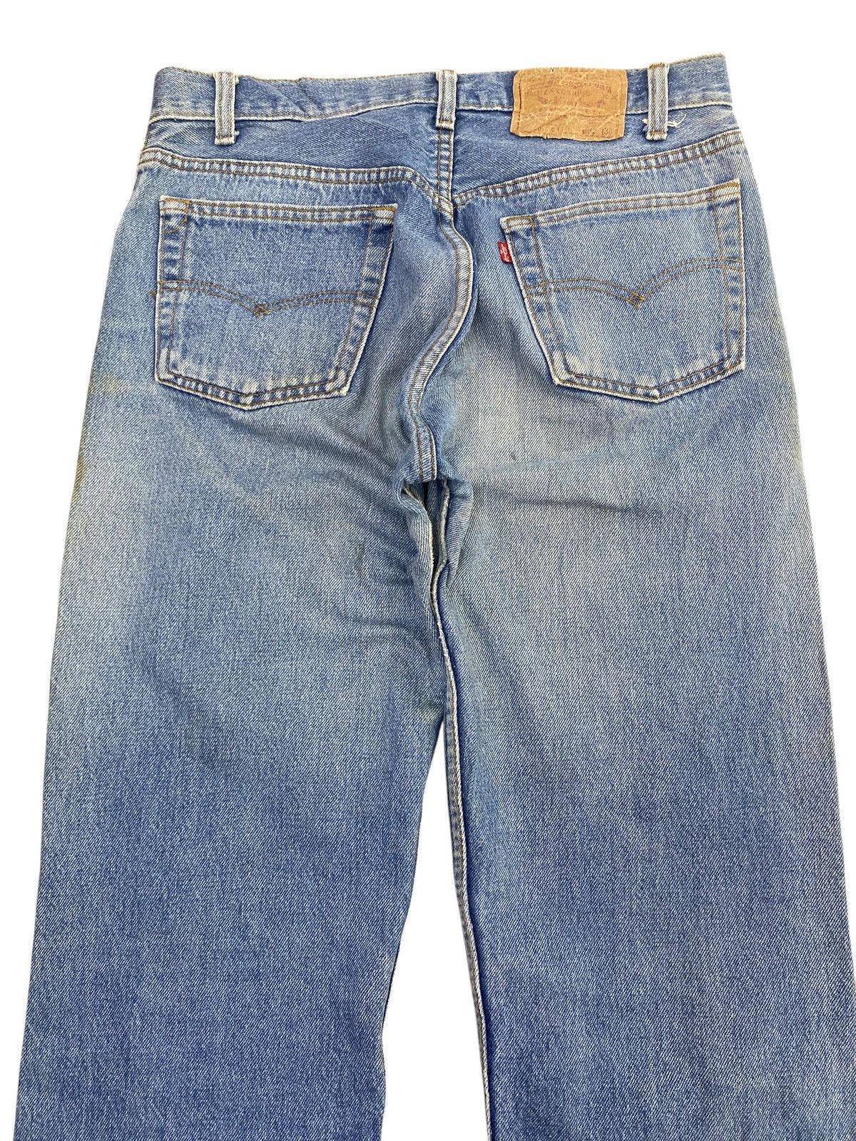 Levi's Levi’s 501 Blue Acid Faded Wash Style Ripped Jeans Size US 30 / EU 46 - 4 Thumbnail