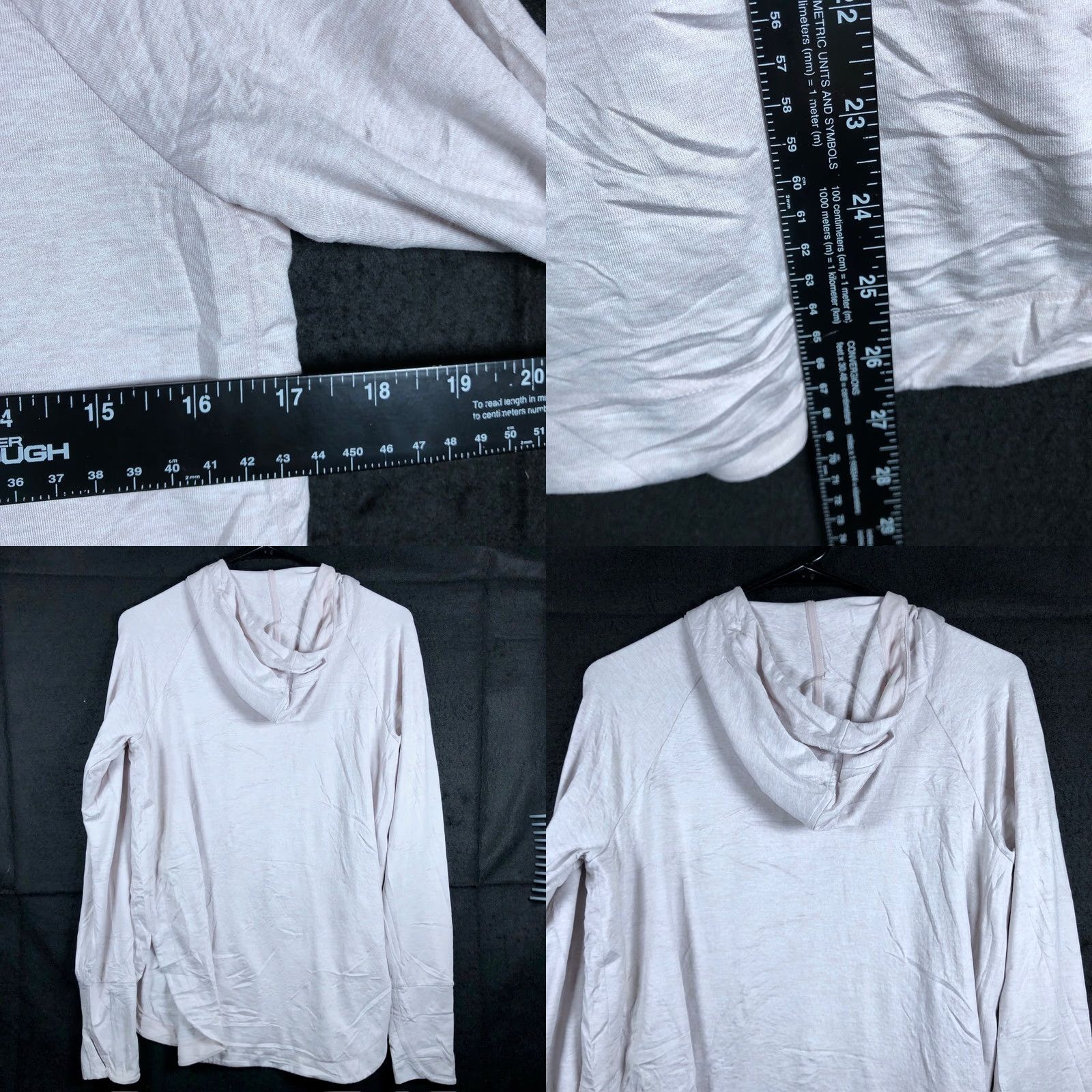 Athleta Athleta Hoodie Womens Sweatshirt Champagne Uptempo Long Sleeve Stretch Small Beige Jersey Pullover Casual Activewear Shirts? Size S / US 4 / IT 40 - 8 Thumbnail