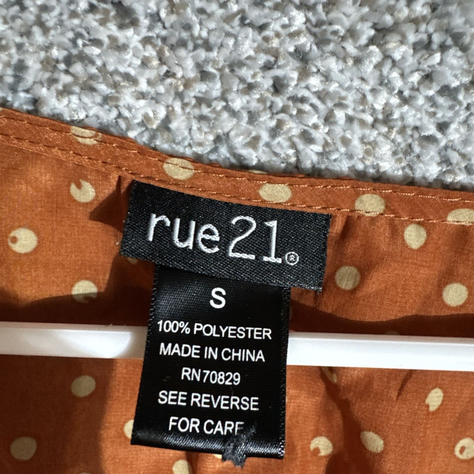 Other Rue21 High Low Dress Small Belted Boho Cottagecore Peasant Size S / US 4 / IT 40 - 5 Thumbnail