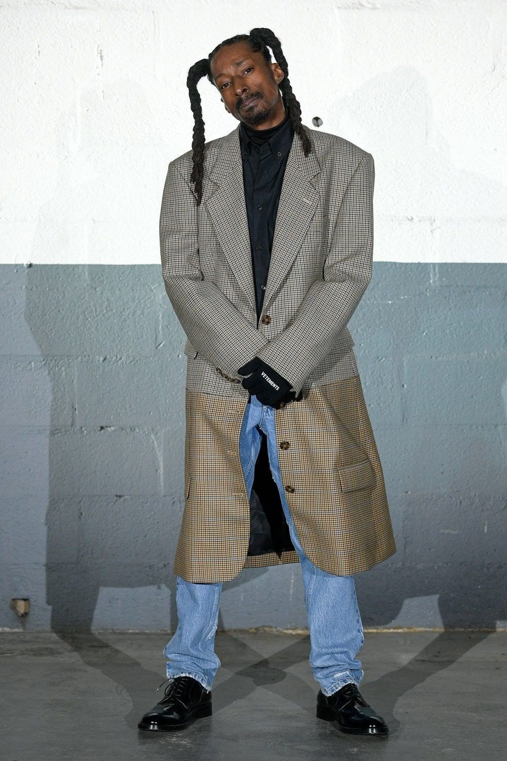 Vetements M Vetements Houndstooth Oversized two tone coat jacket Size US M / EU 48-50 / 2 - 8 Thumbnail