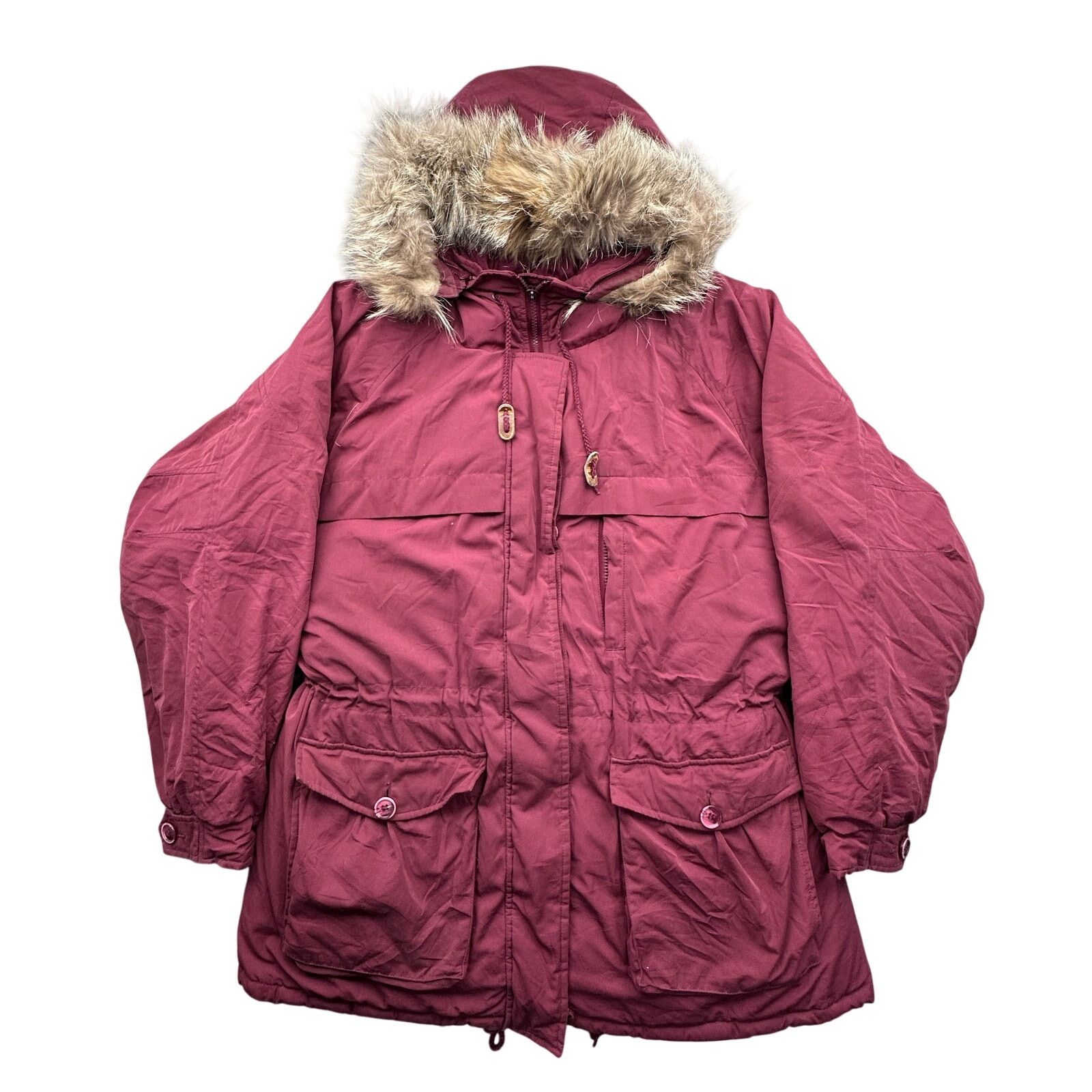 Cabelas Vintage Cabelas Goose Down Parka Jacket Womens XL Fur Size XL / US 12-14 / IT 48-50 - 1 Thumbnail