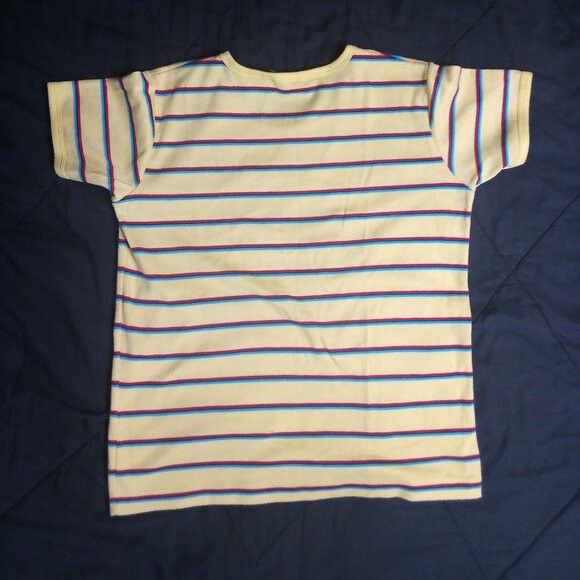 Vintage Vintage 80s Editions Striped T-Shirt Size M / US 6-8 / IT 42-44 - 6 Thumbnail