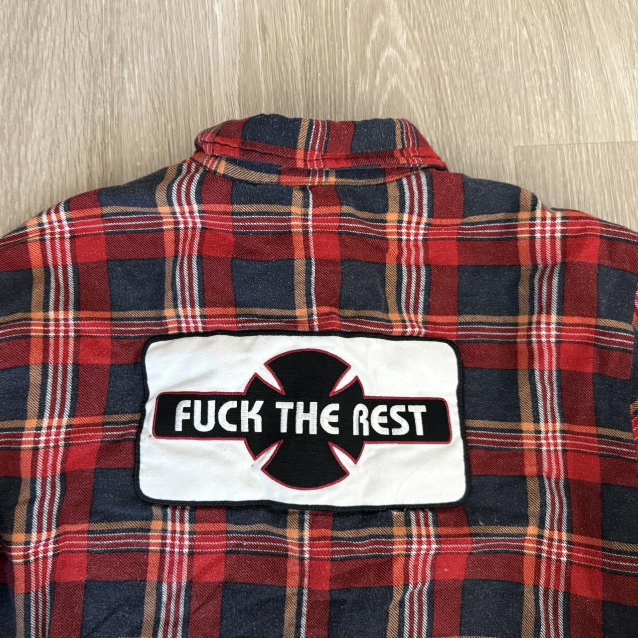Independent Truck Co. × Supreme Supreme Independent "fuck the rest" flannel Size US M / EU 48-50 / 2 - 4 Thumbnail