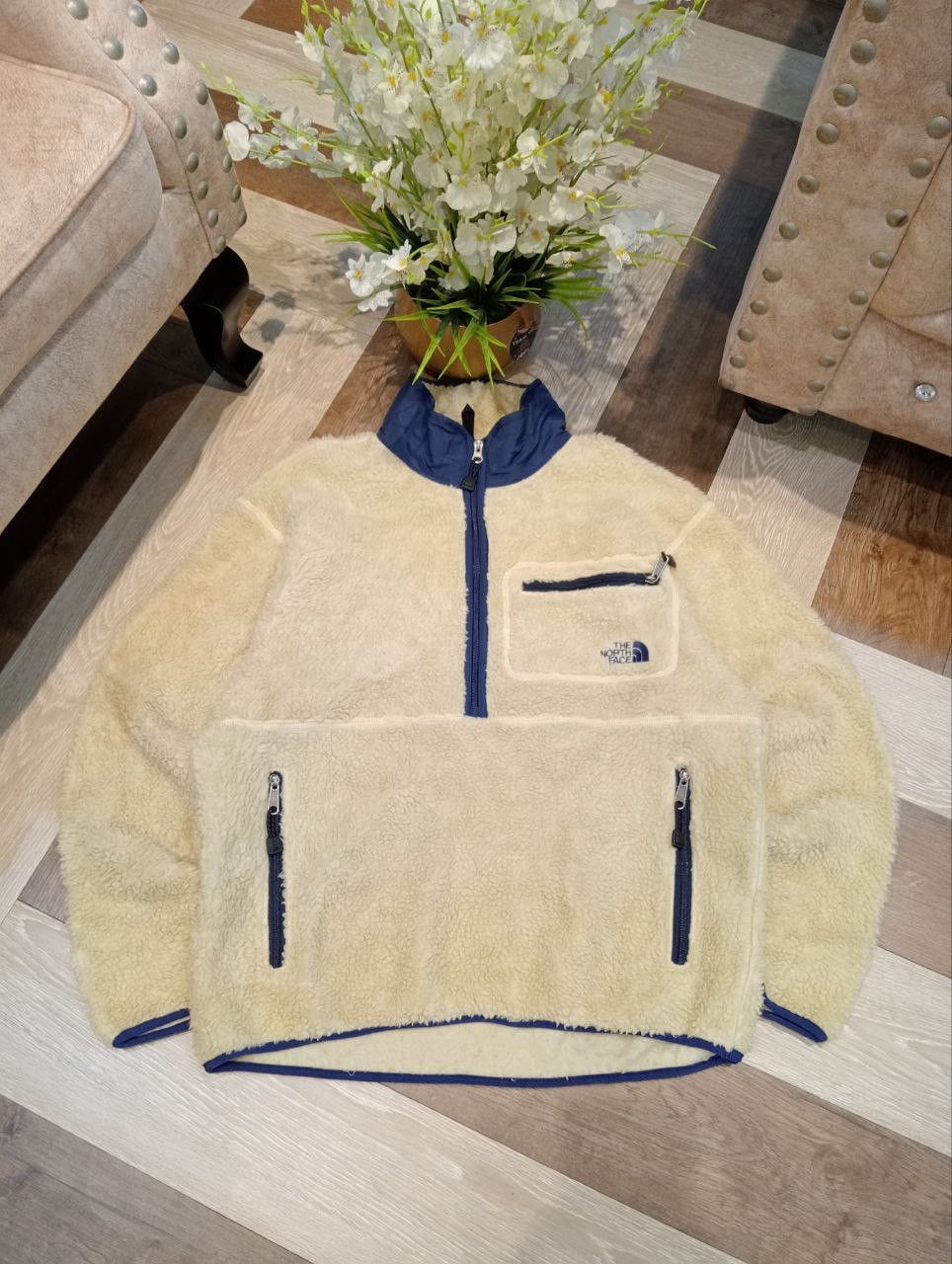 The North Face VINTAGE THE NORTH FACE SHERPA FLEECE HALF ZIPPER JACKET Size US M / EU 48-50 / 2 - 2 Thumbnail