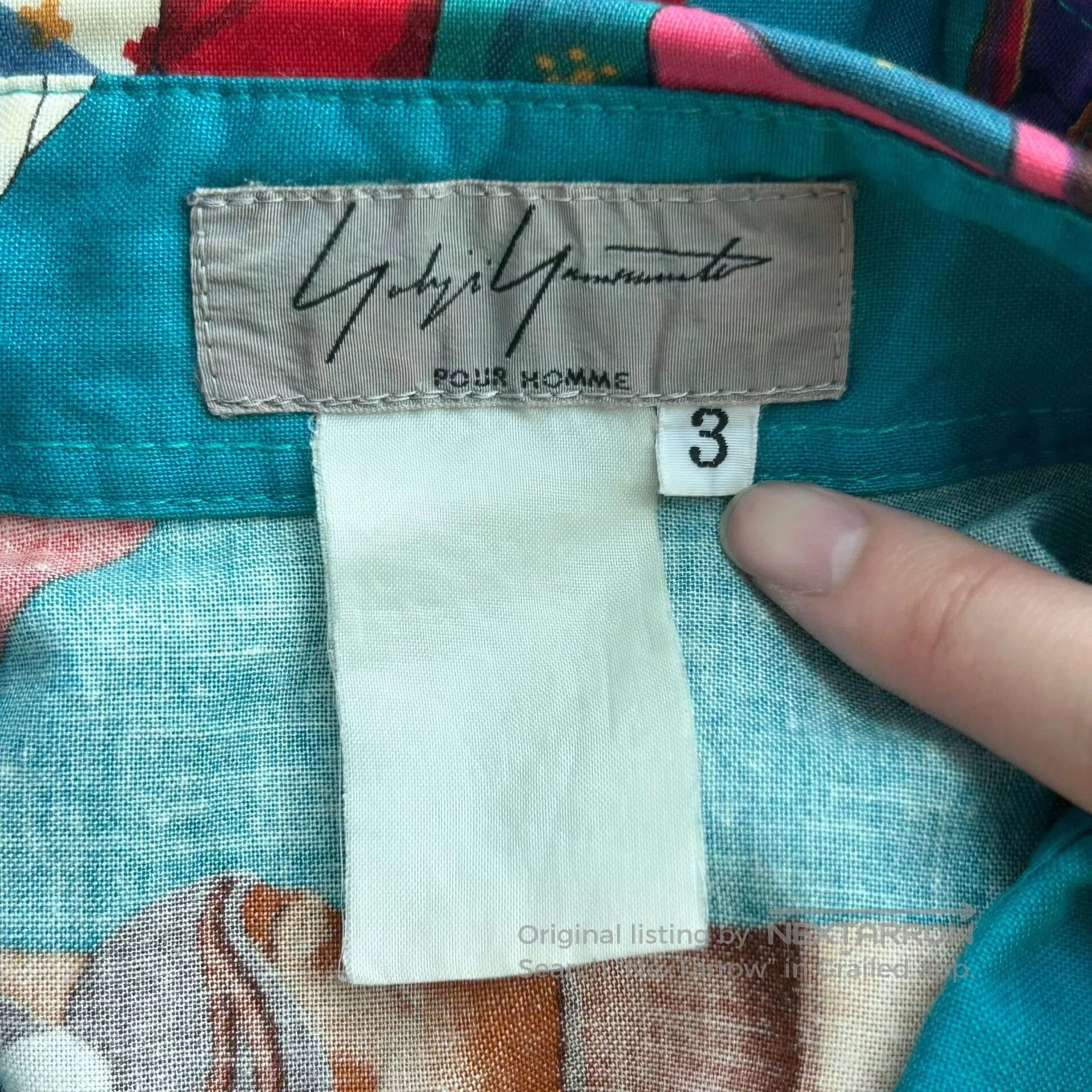 Yohji Yamamoto Yohji Yamamoto 2004 Indian Print Shirt. Size US M / EU 48-50 / 2 - 6 Thumbnail