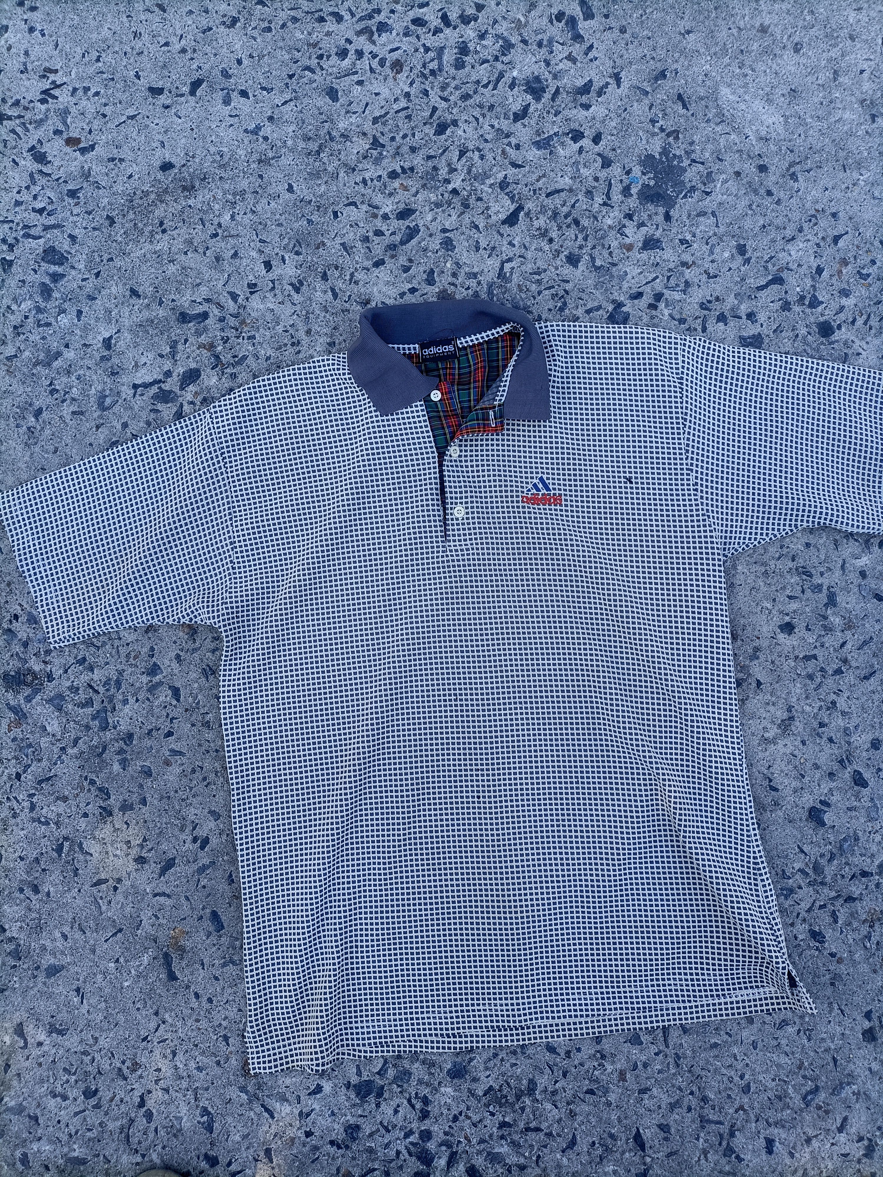 Adidas ⚜️2000s⚜️adidas equipment polo shirts Size US XL / EU 56 / 4 - 4 Thumbnail