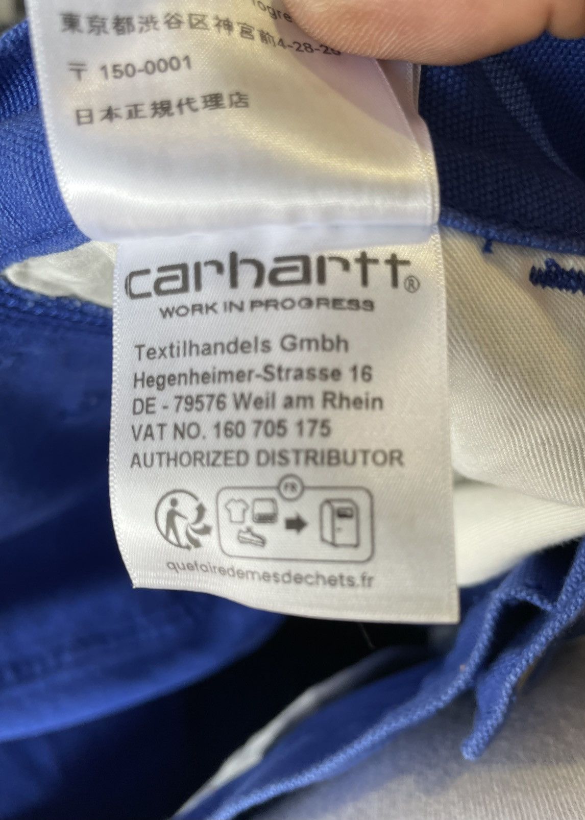 Carhartt Wip Carhartt WIP single knee pant french blue Size US 34 / EU 50 - 8 Thumbnail
