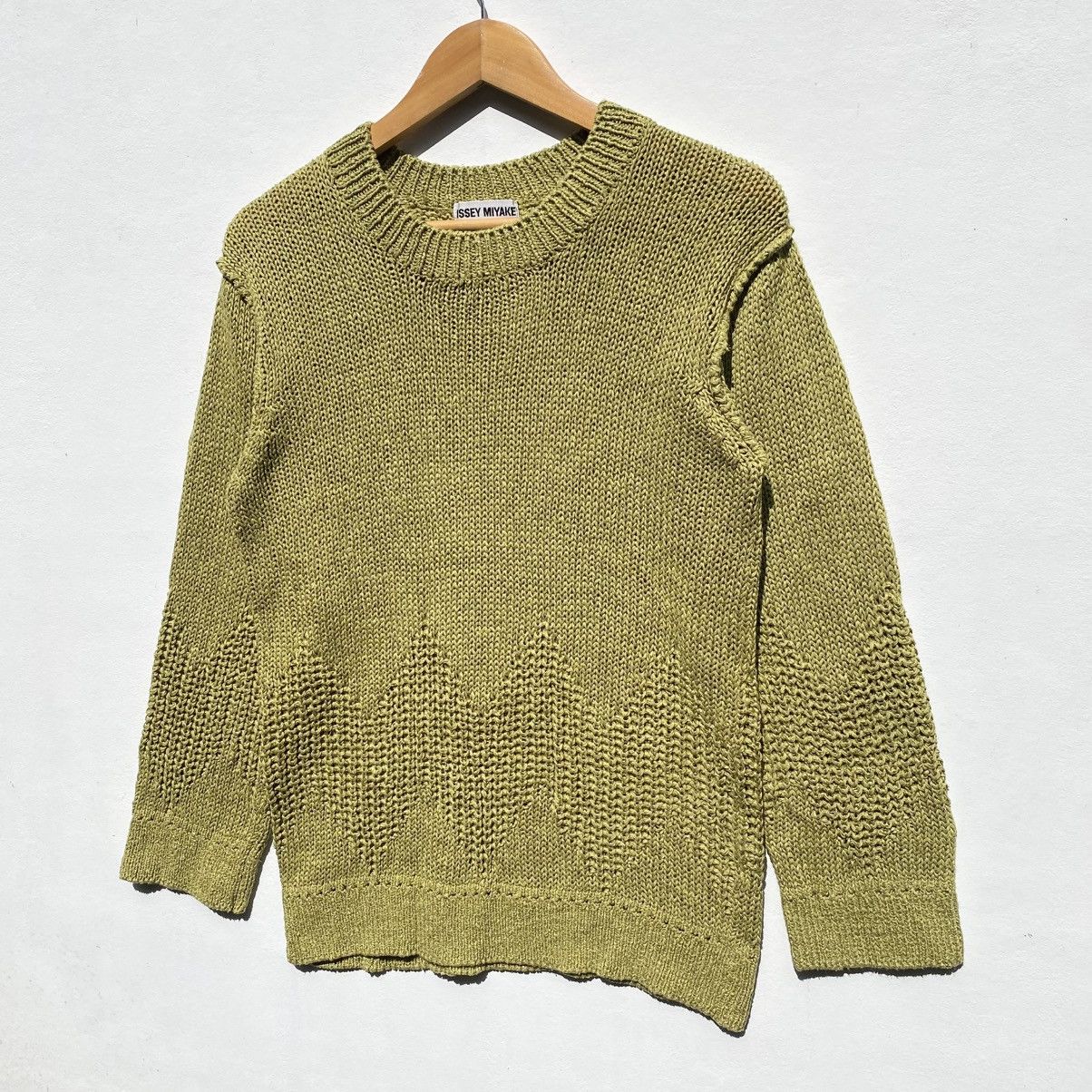 Issey Miyake Issey Miyake Design Woven Knitwear Sweater Japan Designer Size US XS / EU 42 / 0 - 3 Thumbnail