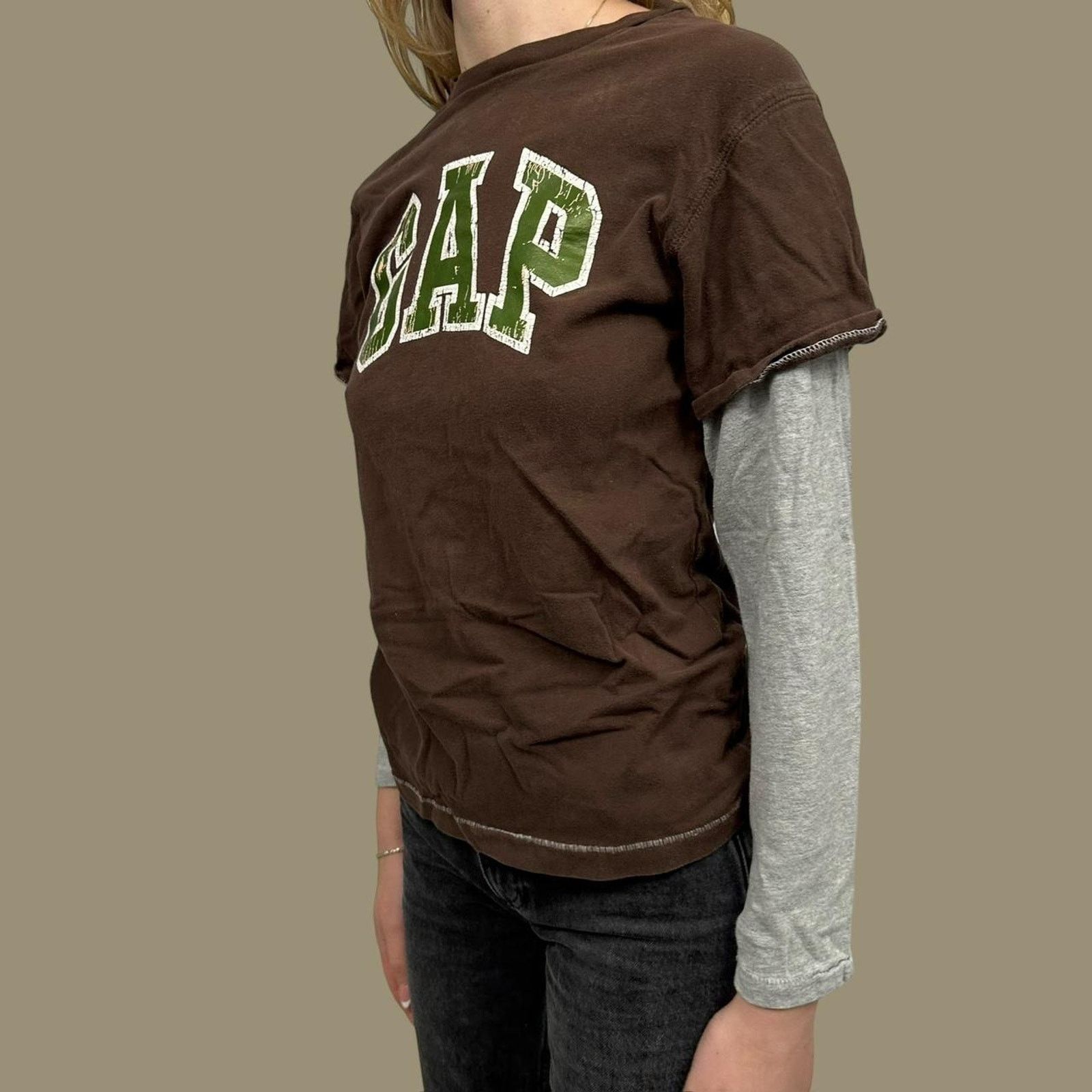 Gap Vintage womens gap double sleeve tee Size M / US 6-8 / IT 42-44 - 6 Thumbnail