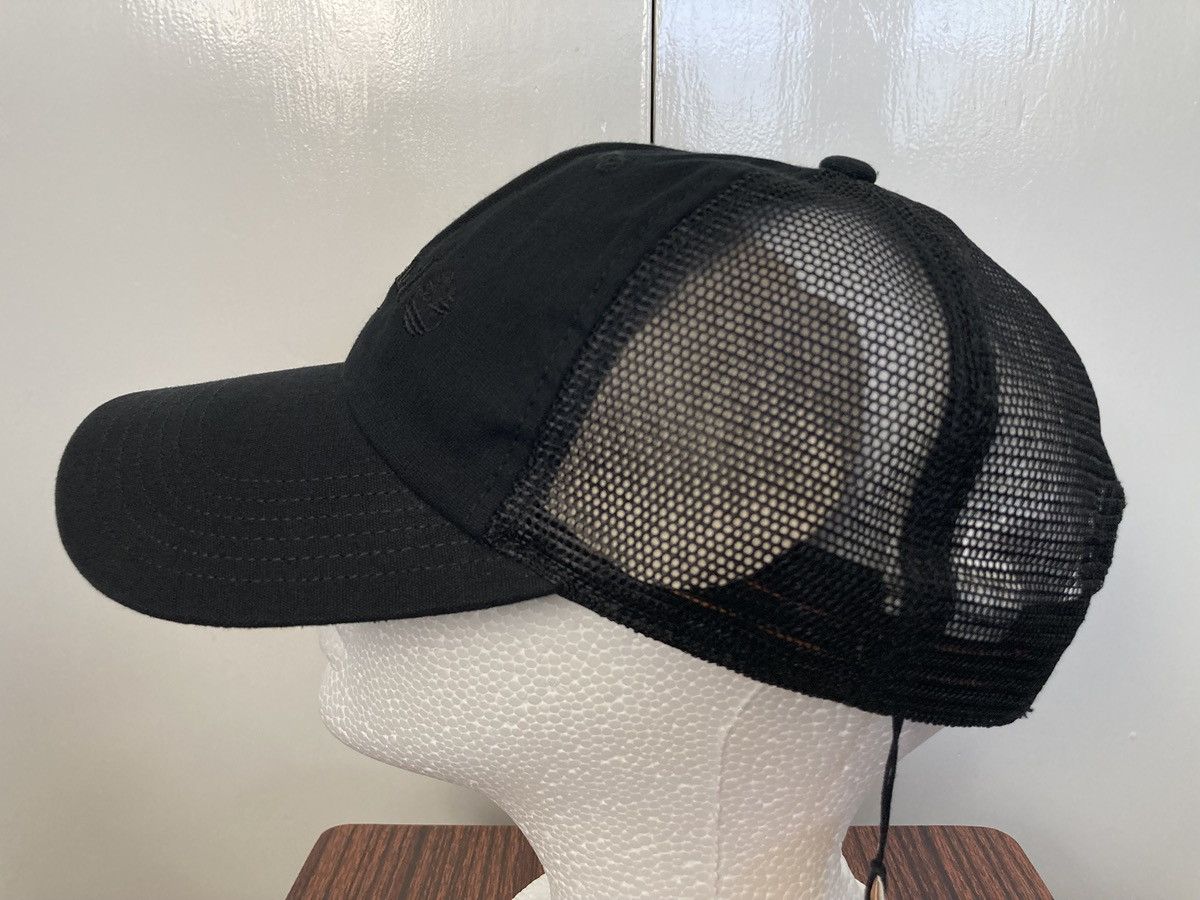 Timberland TIMBERLAND SOLID BLACK SNAPBACK HAT CAP MESH LOGO TRUCKER 🆕 Size ONE SIZE - 5 Thumbnail