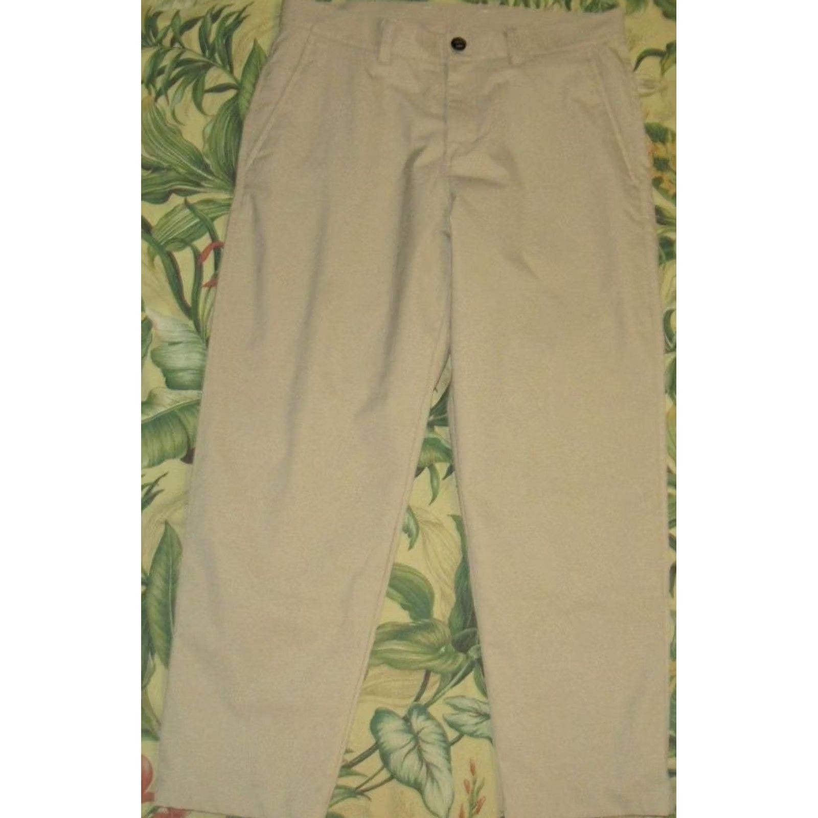Lululemon LULULEMON Tan Relaxed-Tapered Smooth Twill Trouser Pants 33 x 28 Men's Chino Inseam 33 Color Tan 28 Regular XS? Size US 28 / EU 44 - 3 Thumbnail