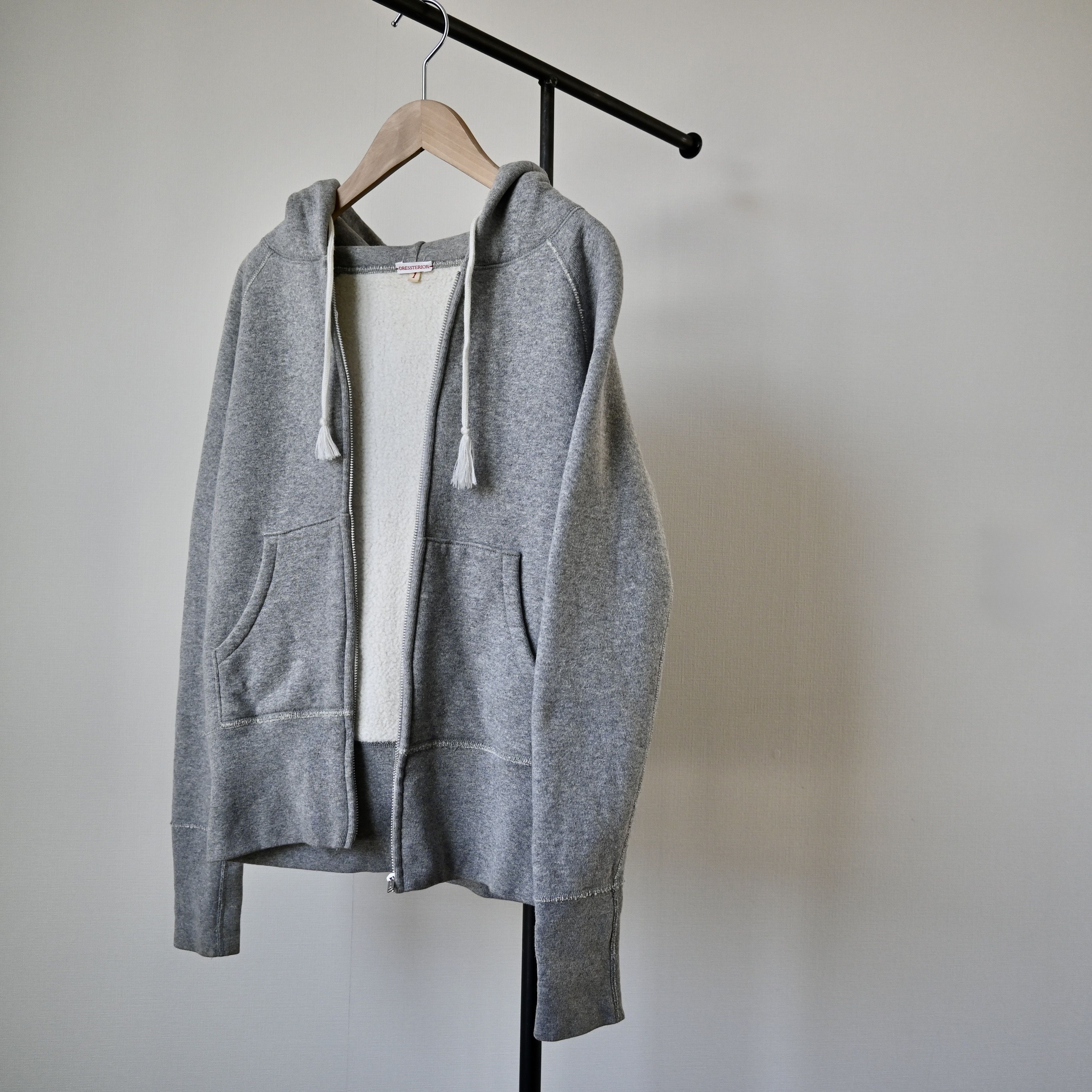 DRESSTERIOR DRESSTERIOR loopwheel cotton zip-up hoodie made in Japan Size XS / US 0-2 / IT 36-38 - 9 Thumbnail