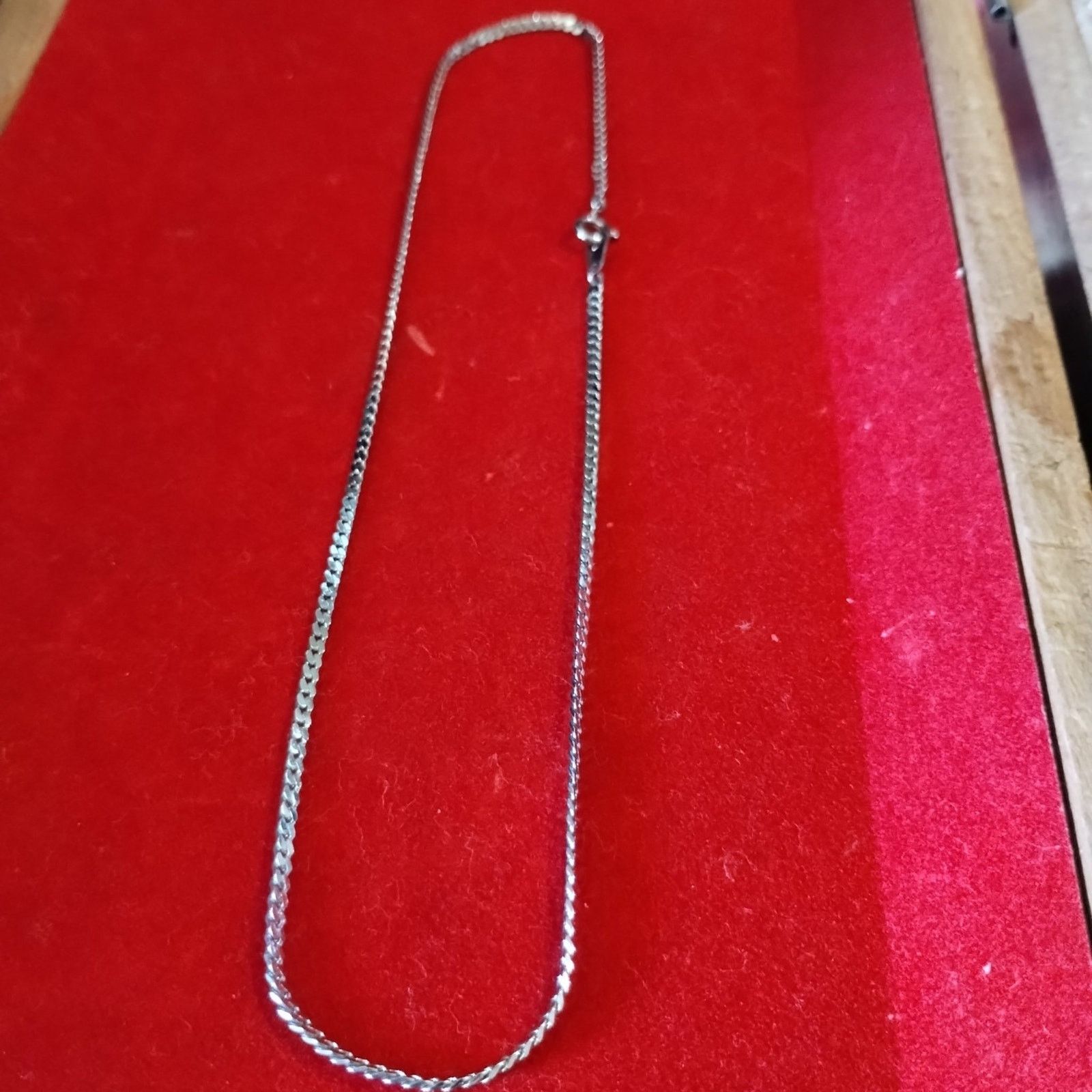 Vintage Gorgeous vintage silver chain shiny necklace Size ONE SIZE - 1 Thumbnail