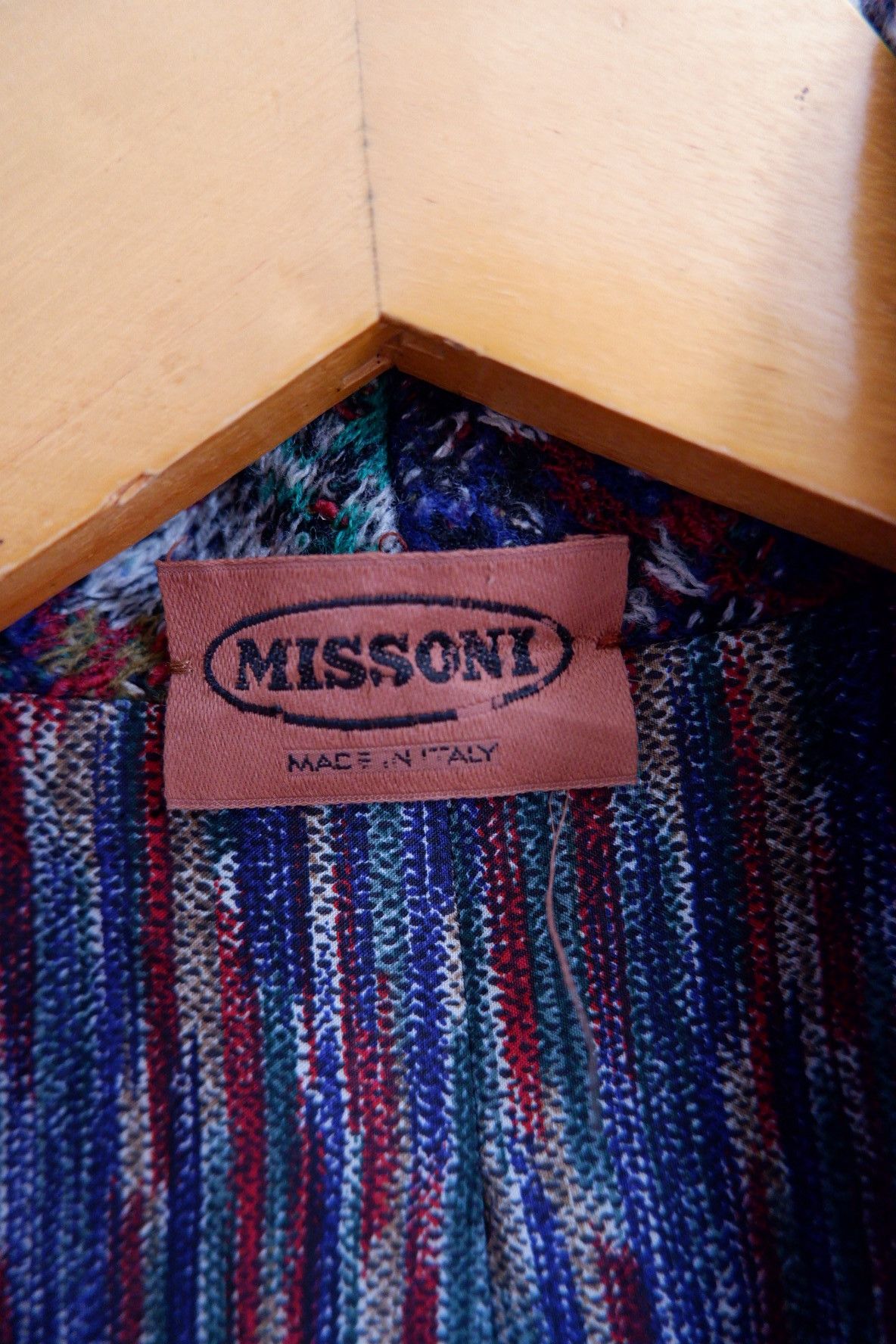 Missoni Vintage MISSONI Robe Wool Knit Coat Jacket Size M / US 6-8 / IT 42-44 - 7 Thumbnail