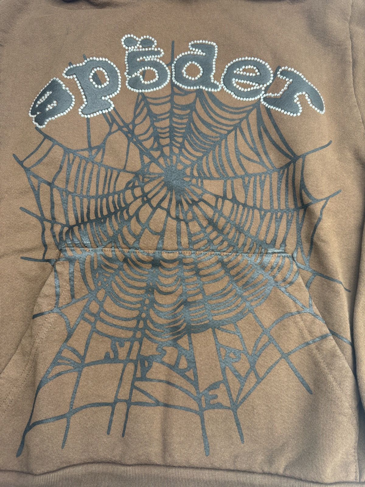 Sp5der Sp5der Rhinestone OG Web Hoodie Size US XS / EU 42 / 0 - 2 Thumbnail