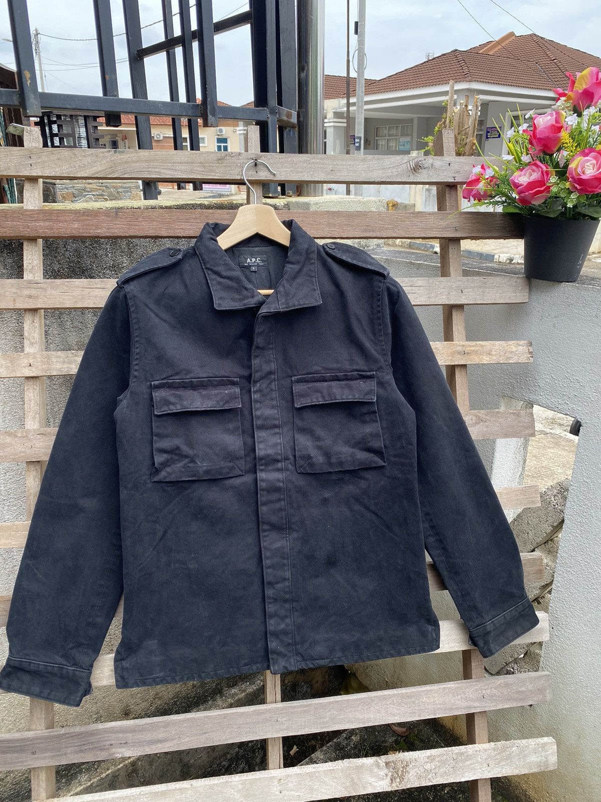 A.P.C. Jacket A.P.C Hiver 1997 Archive Black Denim Japan