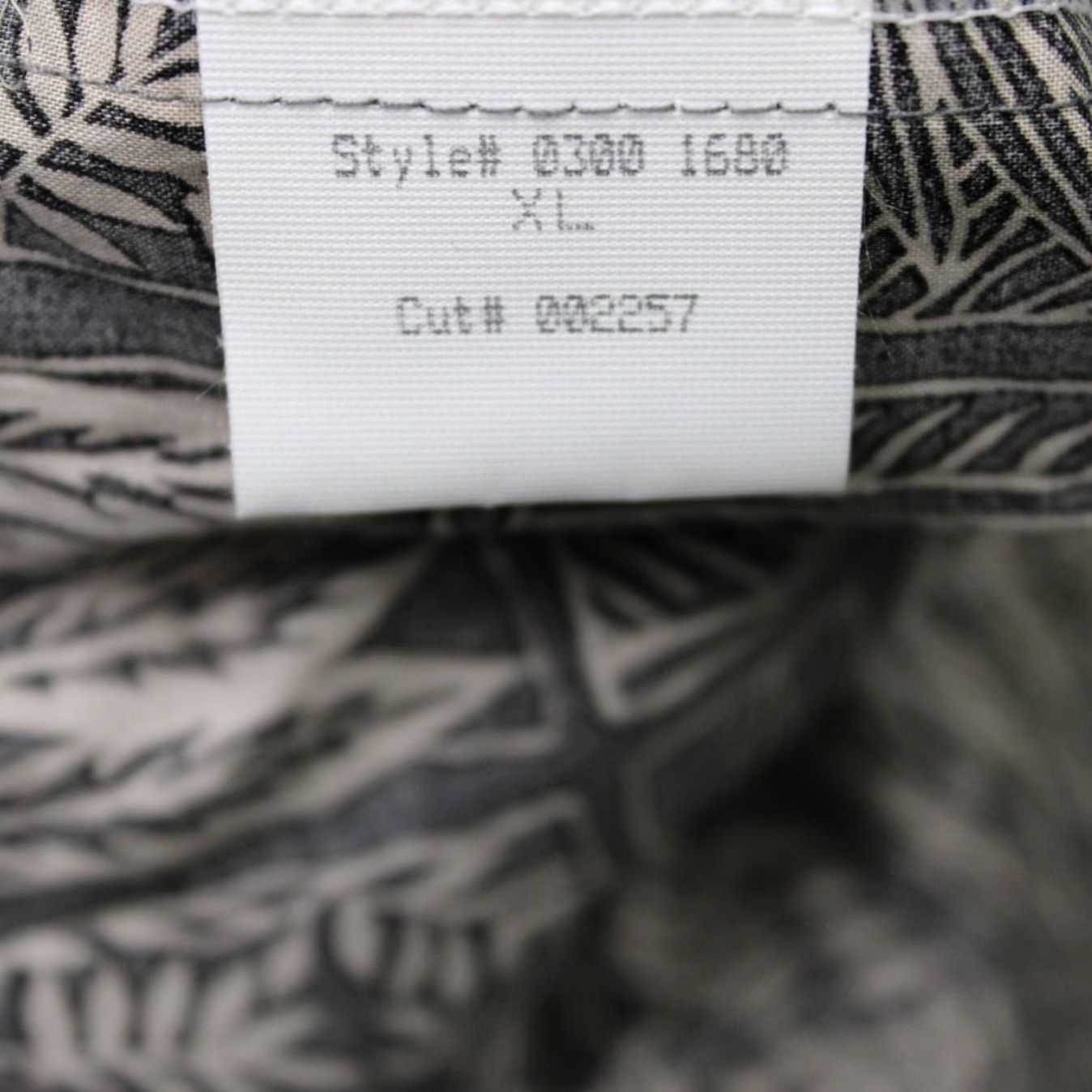 Tori Richard Tori Richard Shirt Mens 2XL XXL Black/Tan Floral 100% Cotton Lawn Short Sleeve Size US XXL / EU 58 / 5 - 7 Thumbnail