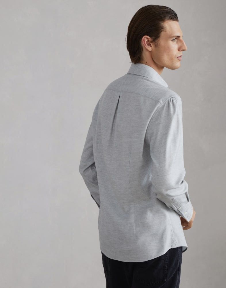 Brunello Cucinelli o1w1db10825 Shirt in Grey Size US M / EU 48-50 / 2 - 4 Thumbnail