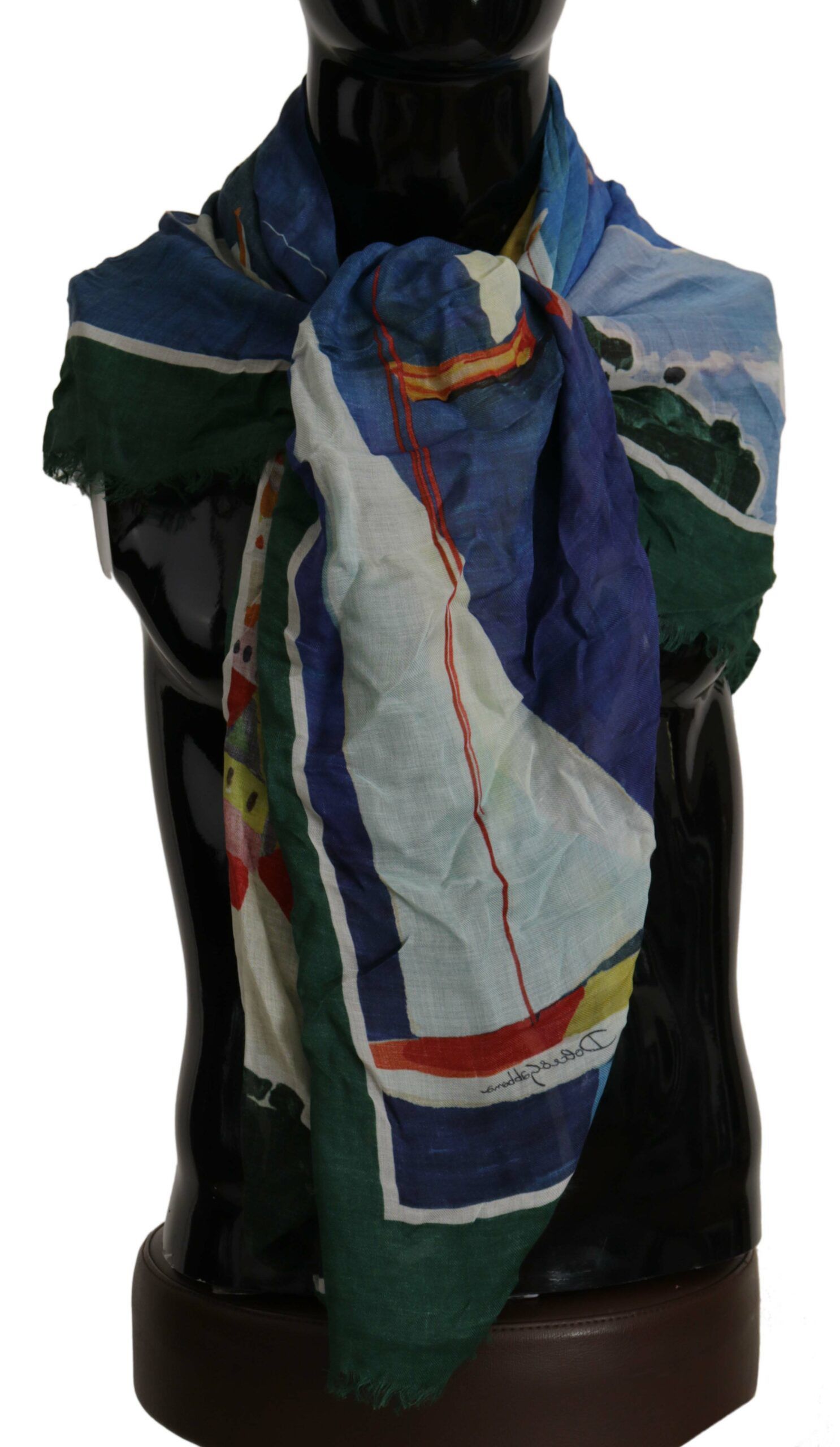 Dolce & Gabbana Elegant Multicolor Silk Blend Square Women's Scarf Size ONE SIZE - 1 Thumbnail
